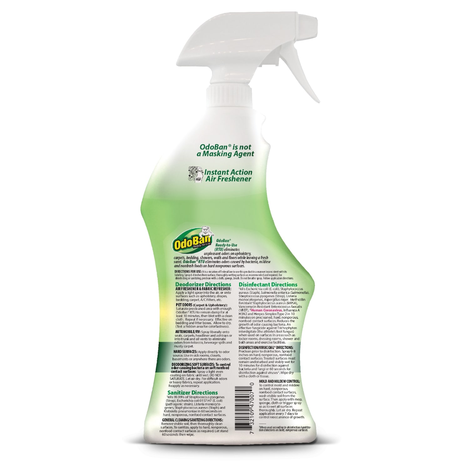 OdoBan Odor Eliminator Disinfectant Spray, Original Eucalyptus Scent, 32 Oz Bottle, Case Of 12 - Image 3