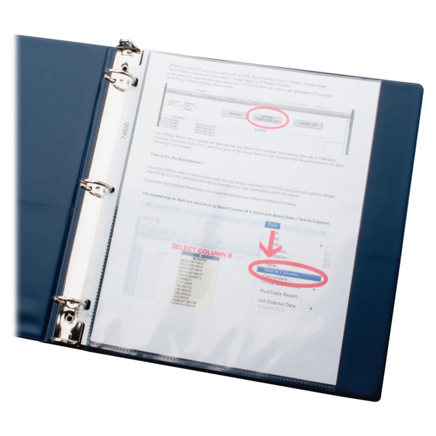 Business Source Top-Loading Poly Sheet Protectors -200 Sheets Per Box  - 32357BX - Image 5