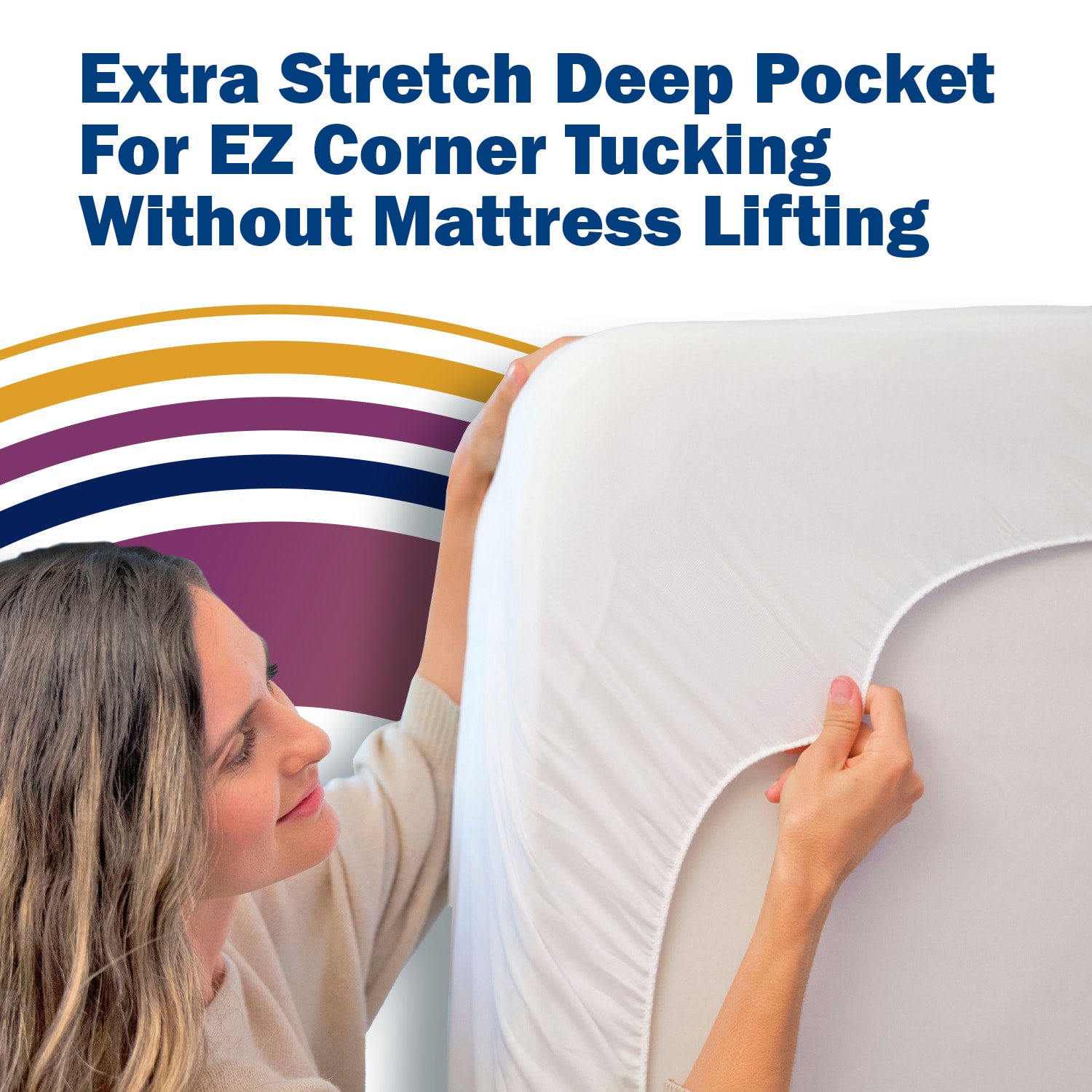 CleanRest Quilted Mattress Protectors, Full, 75inL x 54inW x 21inD, White, Case Of 8 Protectors - Image 5