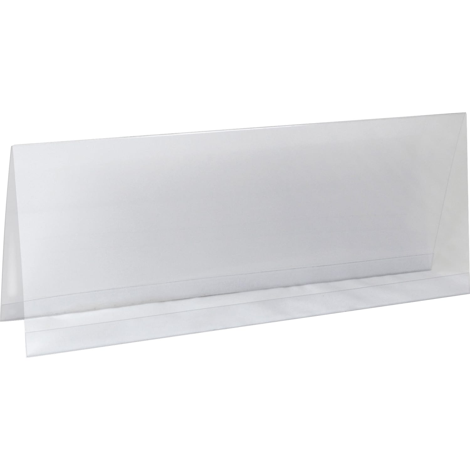 C-Line Inkjet/Laser Name Tent Holders, 11 1/5in x 4 3/10in, Clear, Box Of 25 - Image 3