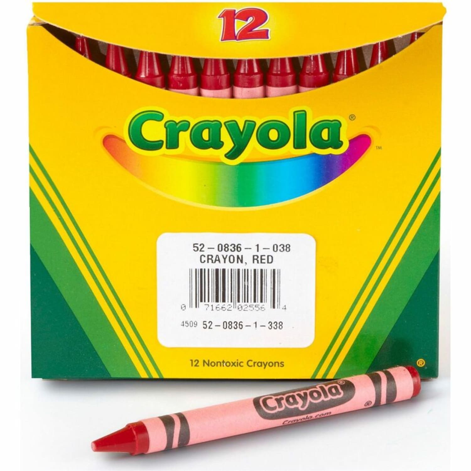 Crayola Bulk Crayons, Red, Box Of 12 - Image 3