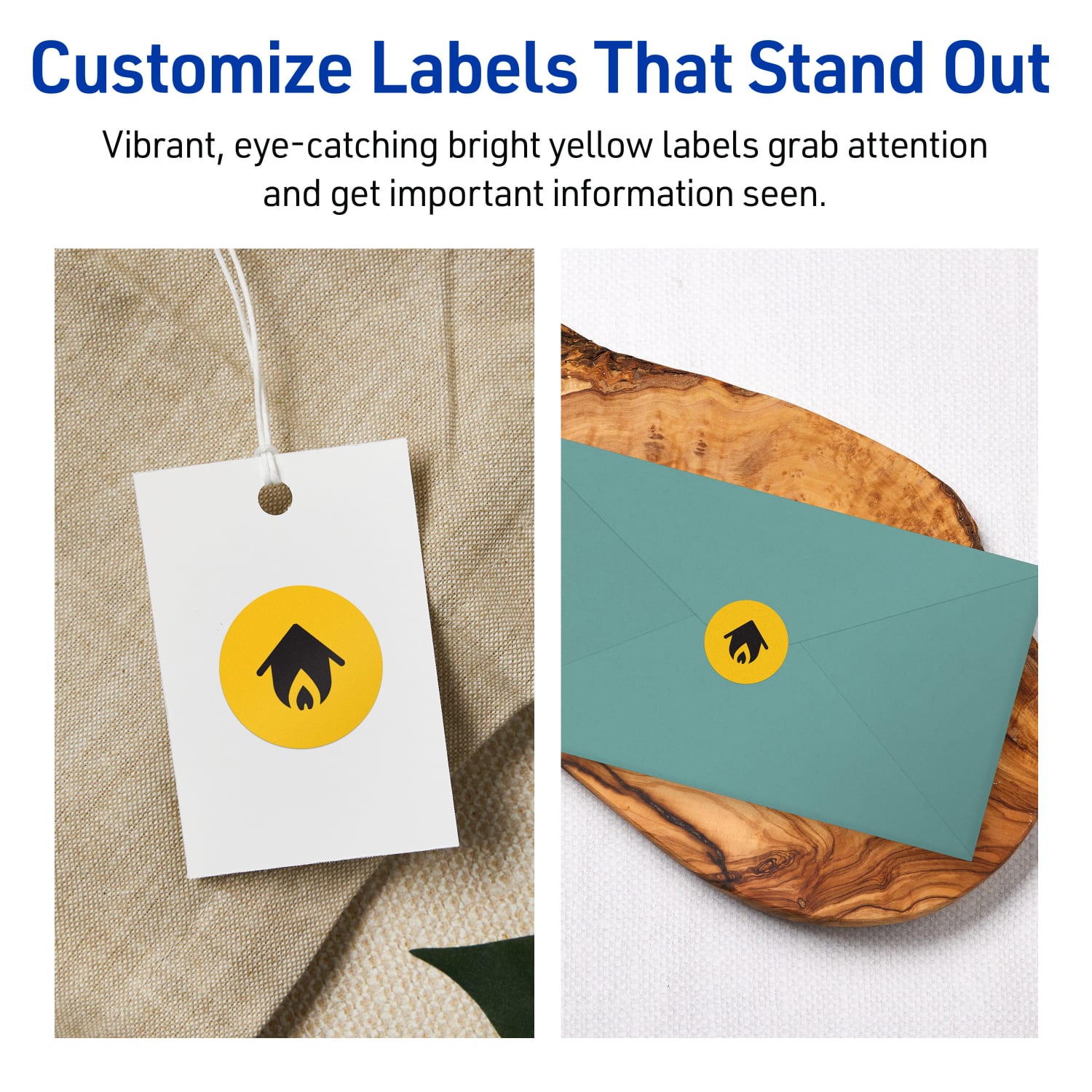 Avery Print-To-The-Edge Labels With Sure Feed Technology And Easy Peel Label Feature, 94504-BYP20, Round, 3/4in, Matte Bright Yellow, Pack of 1600 - Image 4