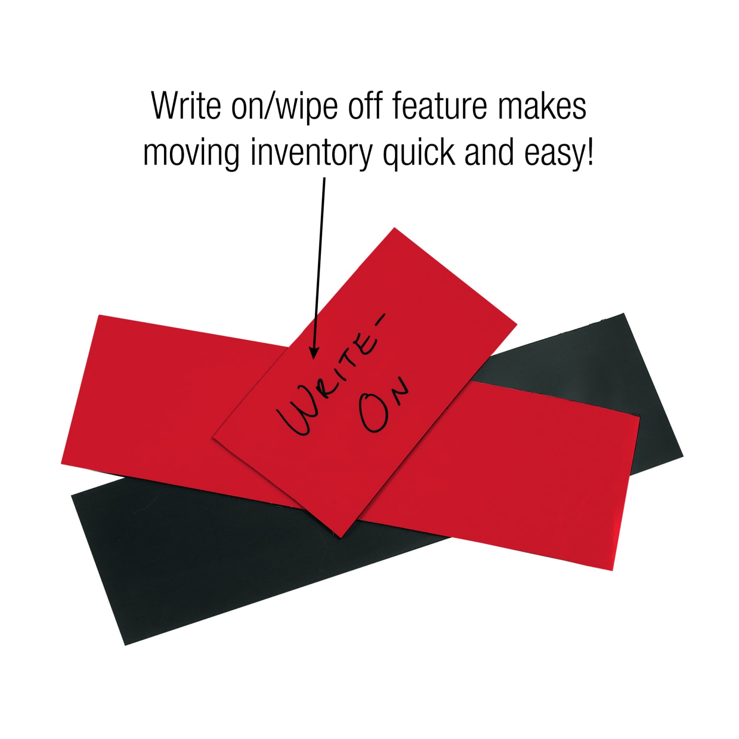 Partners Brand Red Warehouse Labels, LH129, Magnetic Rolls 2in x 50ft, 1 Roll - Image 3