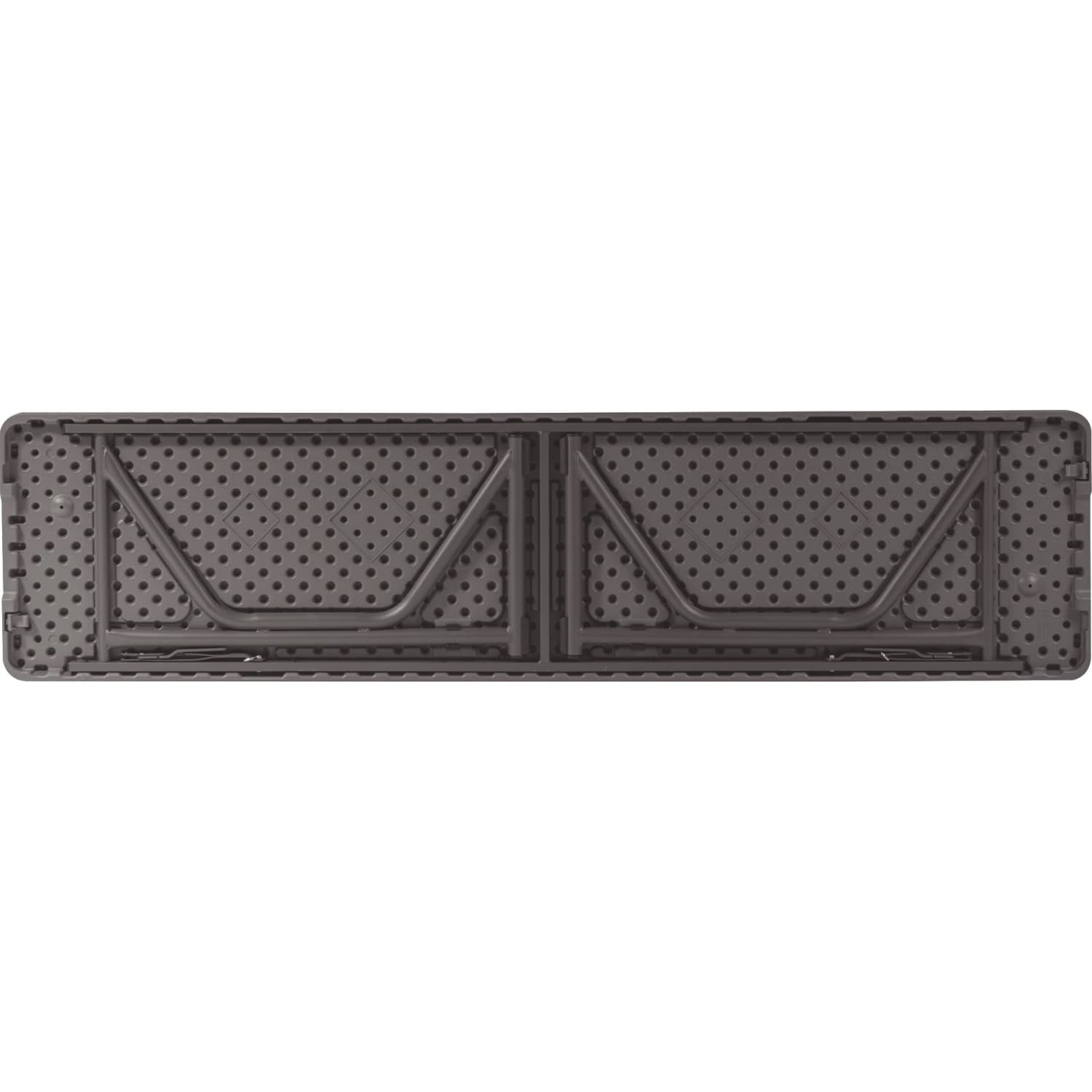 Cosco Zown Classic 72in Blow Mold Training Table - Curved Base - 500 lb Capacity - 18in Table Top Length x 72in Table Top Width - Gray - High-density Polyethylene (HDPE), Resin - 1 Each - Image 4