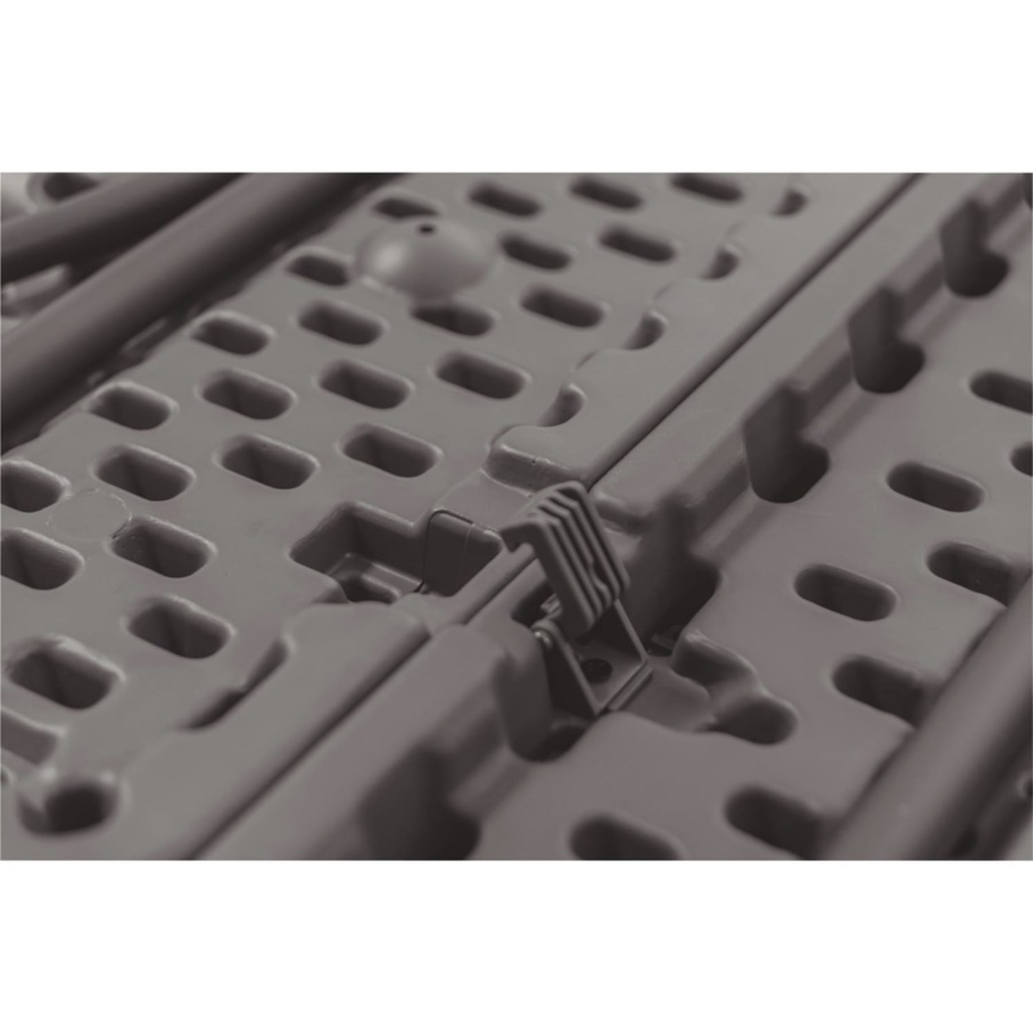 Cosco Zown Classic 72in Blow Mold Training Table - Curved Base - 500 lb Capacity - 18in Table Top Length x 72in Table Top Width - Gray - High-density Polyethylene (HDPE), Resin - 1 Each - Image 5