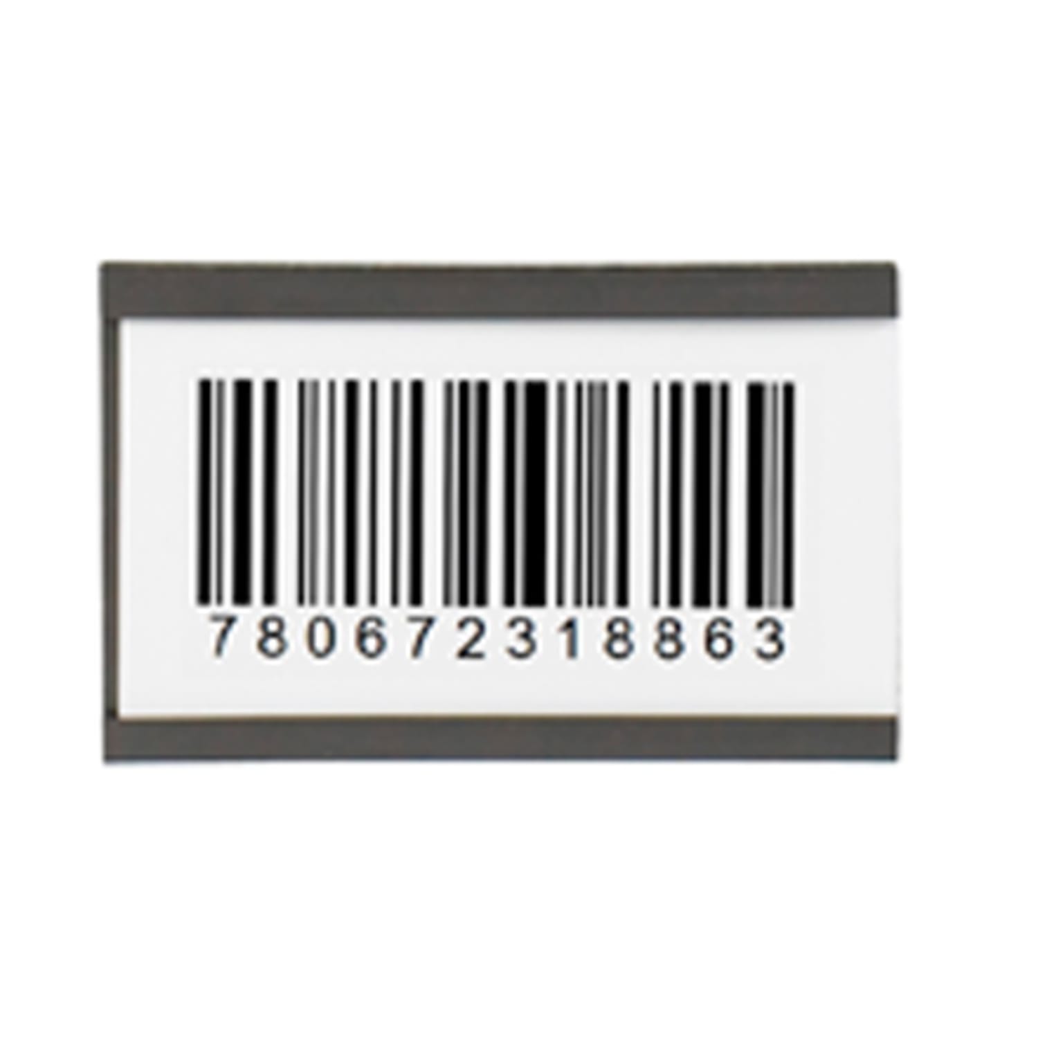 Partners Brand Magnetic "C" Channel Cardholders 1in x 6in, Case of 25