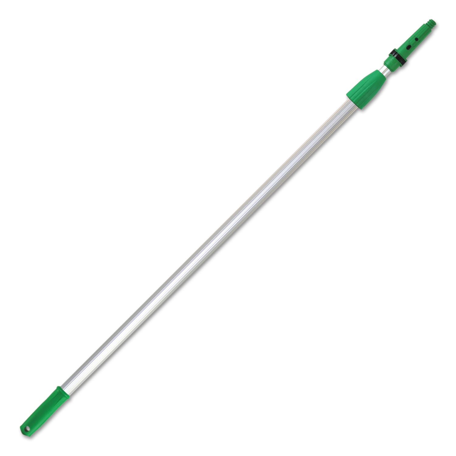 Unger Opti-Loc Telescoping Aluminum Extension Pole, 48in, Green/Silver - Image 3