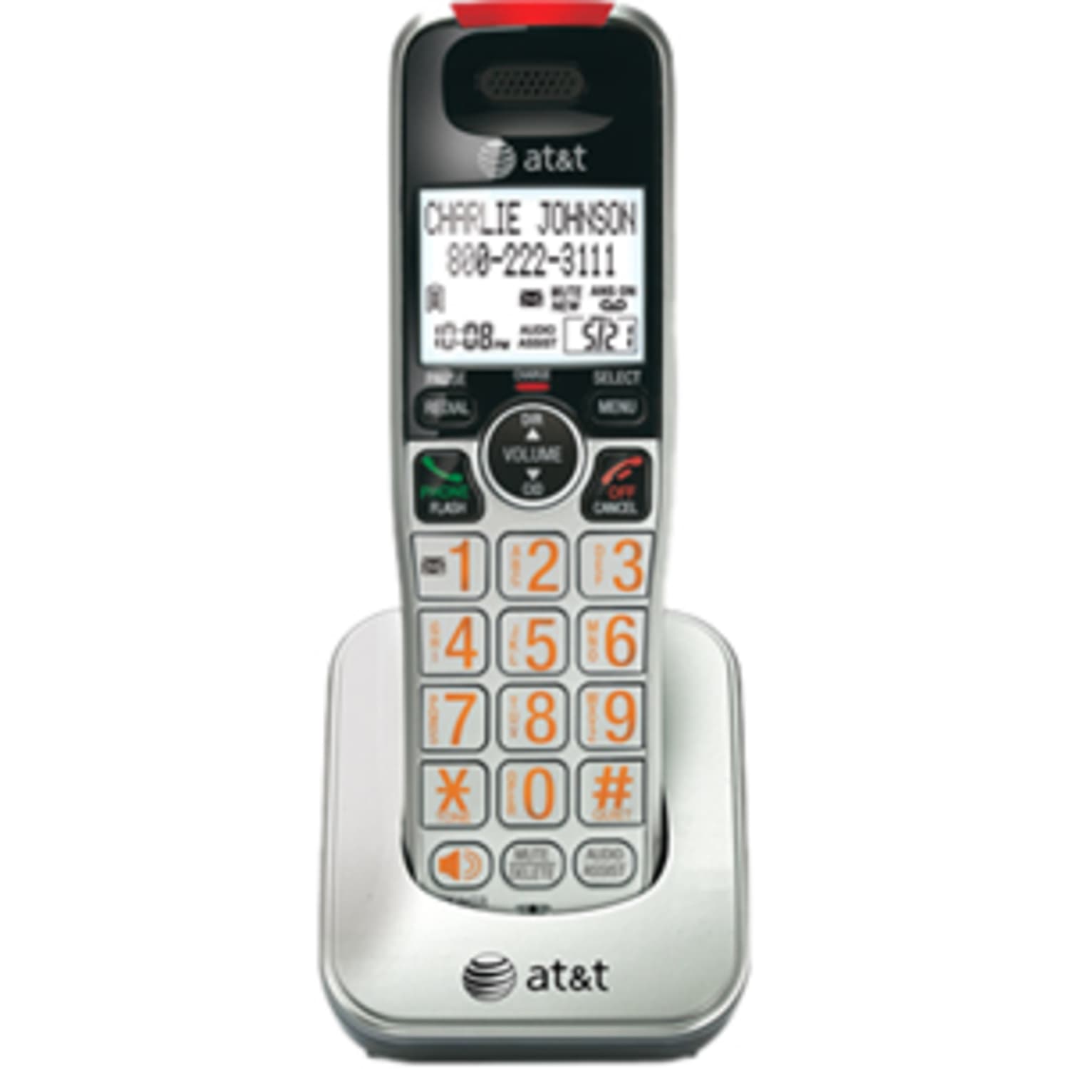 AT&T Accessory Handset With Caller ID/Call Waiting, Silver, ATTATCRL30102 - Image 6