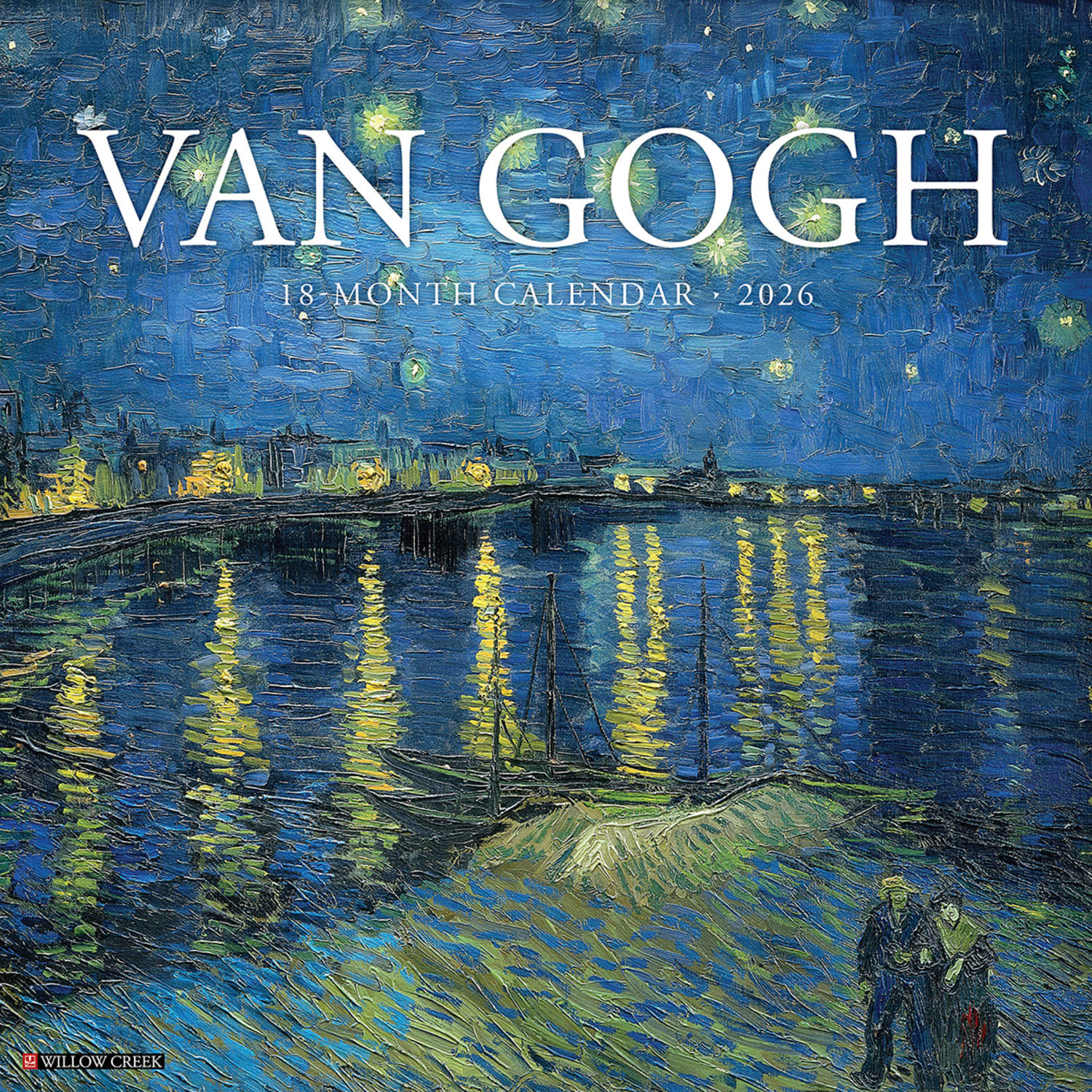 2026 Willow Creek Press Inspirational Monthly Wall Calendar, 12in x 12in, Van Gogh, January To December, 53072 - Image 3