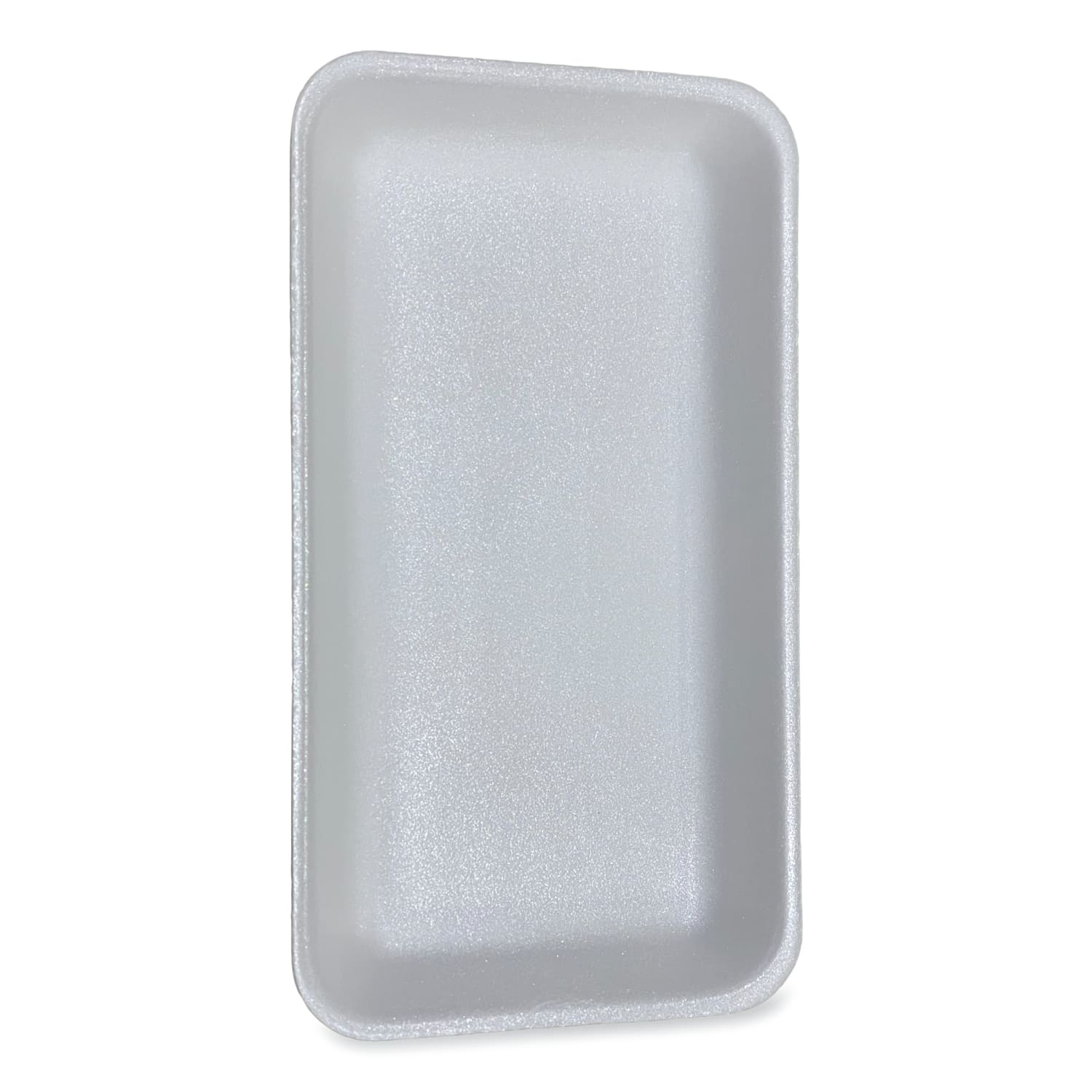 GEN Meat Trays, #15P, 1-3/8inH x 14-1/2inW x 7-15/16inD, White, Pack Of 200 Trays