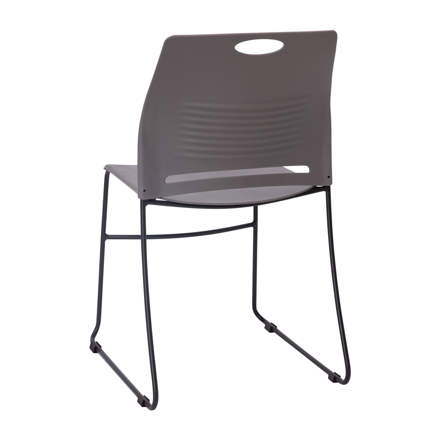 Flash Furniture HERCULES Commercial Grade 660lb Capacity Plastic Stack Chair With Carrying Handle GrayBlack PopularChairscom Flash Furniture HERCULES Commercial Grade 660 lb Capacity Plastic Stack Chair With Carrying Handle GrayBlack PopularChairscom