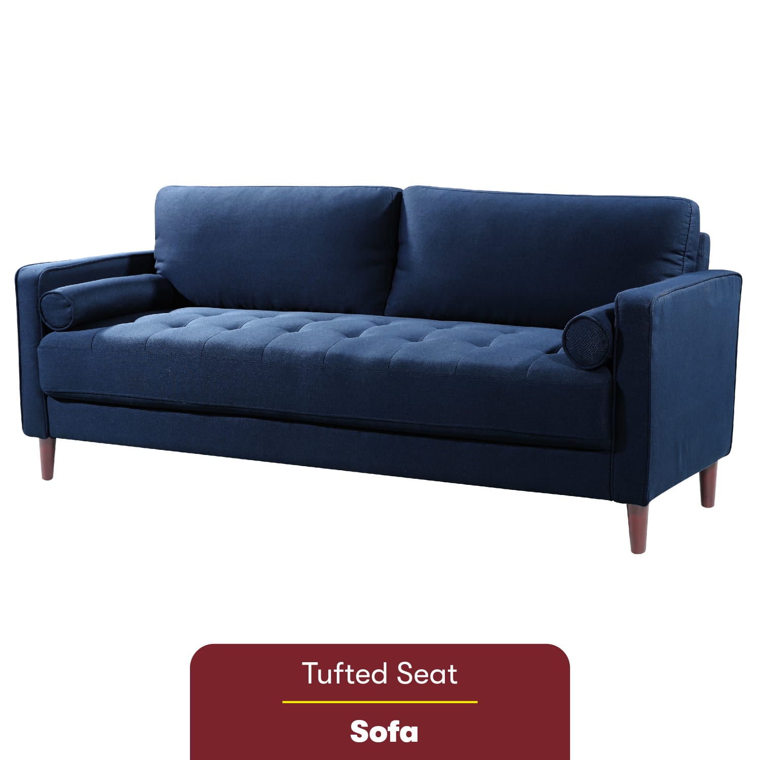 Lifestyle Solutions Lillian Sofa Navy Blue PopularChairscom Lifestyle Solutions Lillian Sofa Navy Blue PopularChairscom