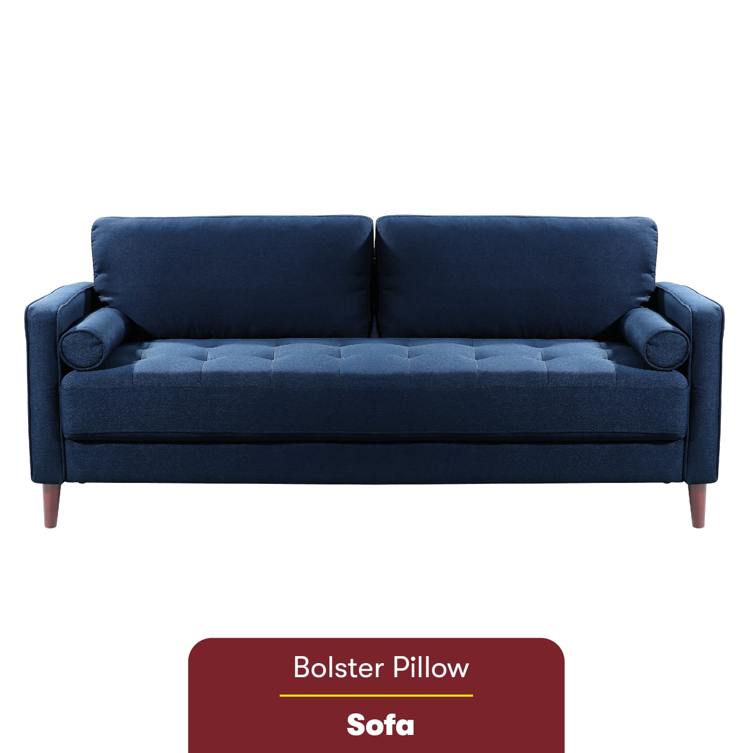Lifestyle Solutions Lillian Sofa Navy Blue PopularChairscom Lifestyle Solutions Lillian Sofa Navy Blue PopularChairscom