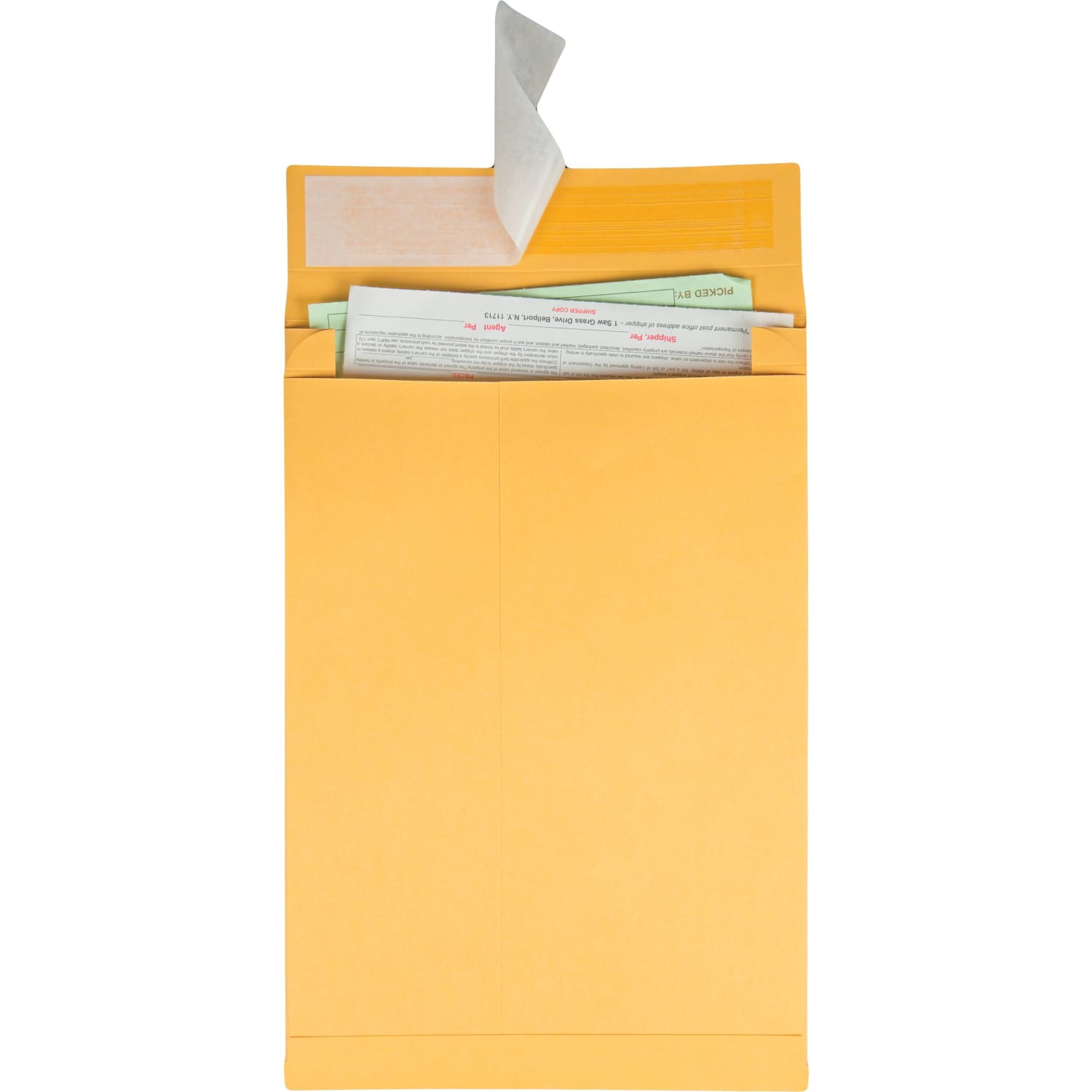 Quality Park Redi-Strip Expansion Envelopes, 10in x 13in x 2in, 40 Lb, Self-Adhesive, Brown Kraft, Pack Of 25 - Image 6