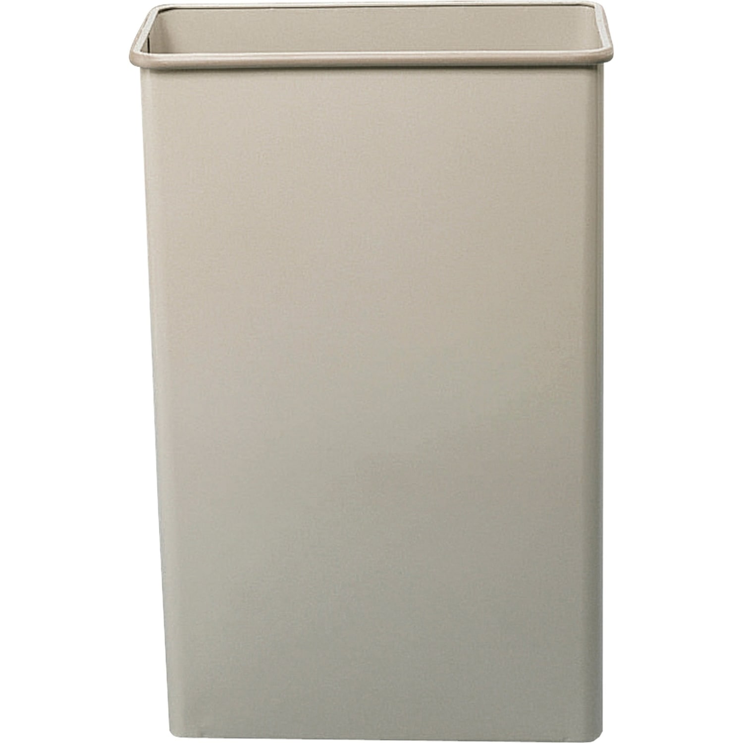 Safco Rectangular Wastebasket, 22 Gallons, Sand - Image 3