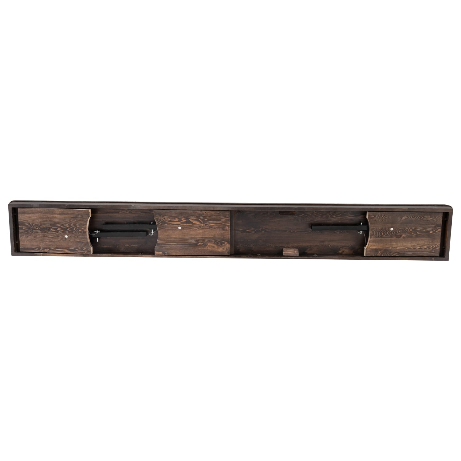 Flash Furniture HERCULES Series Folding Farm Bench 17 34inH x 12inW x 96inD Mahogany PopularChairscom