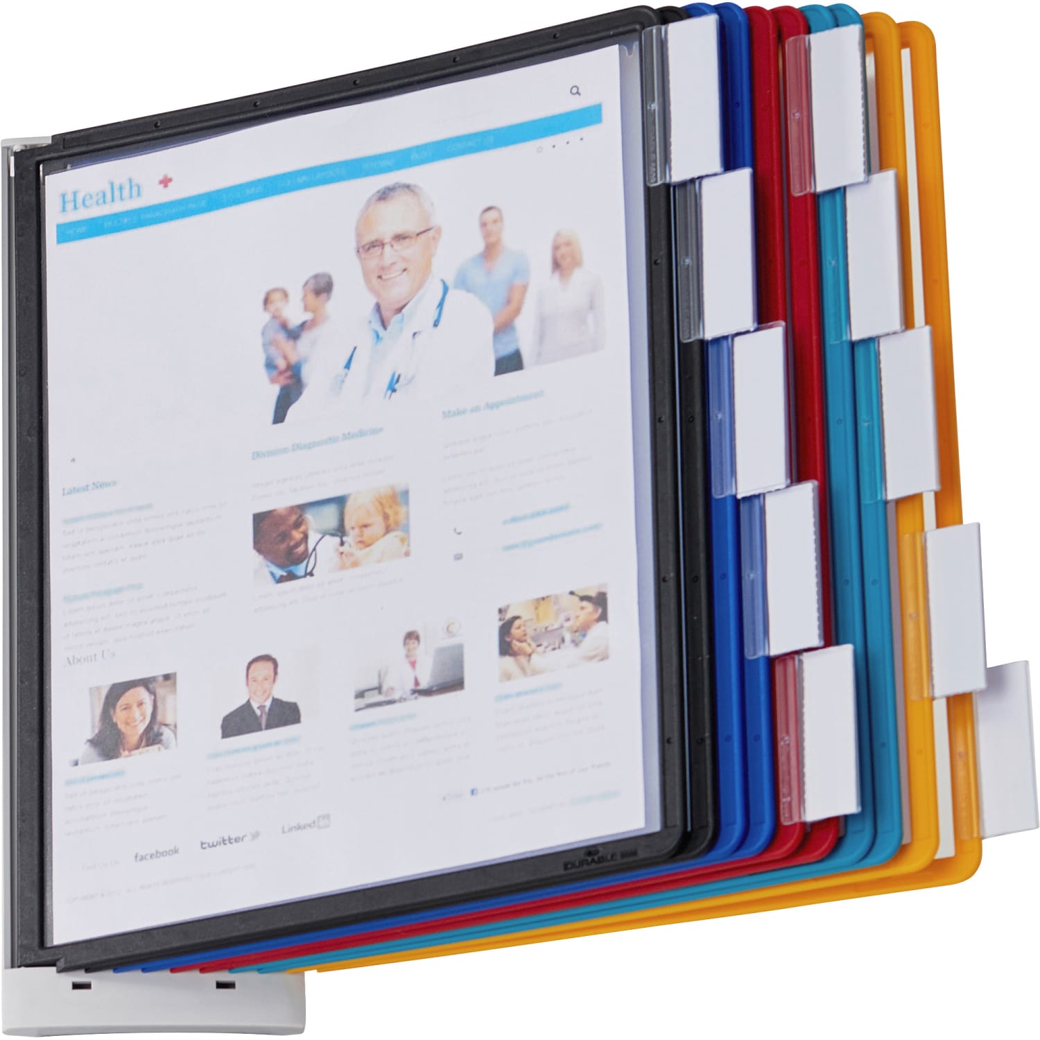 Sherpa 10-Panel Wall Reference System, Assorted Colors - Image 5