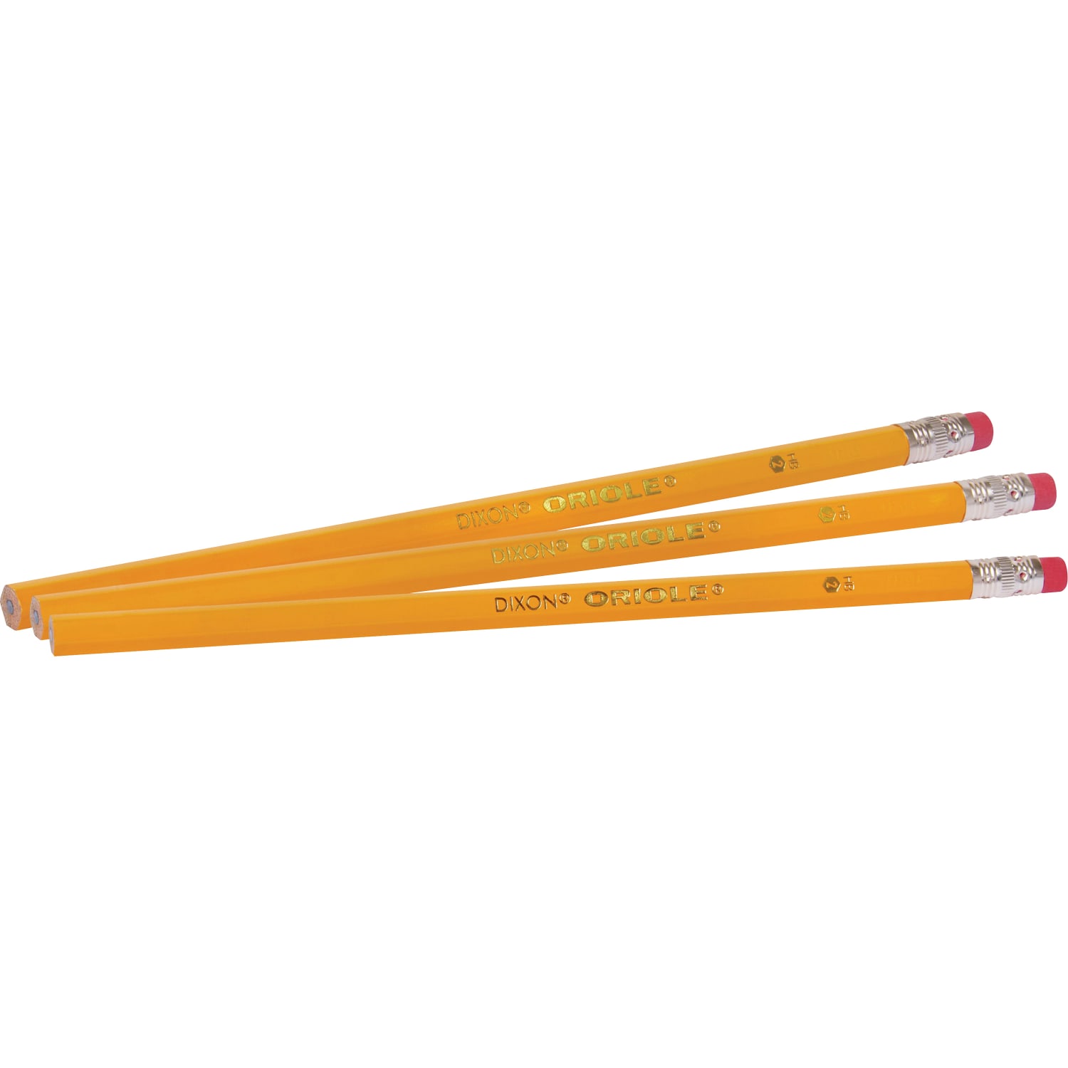 Dixon Oriole Pencils, No. 2 HB Lead, Medium Hardness, Yellow, 12 Pencils Per Box, Pack Of 6 Boxes - Image 6