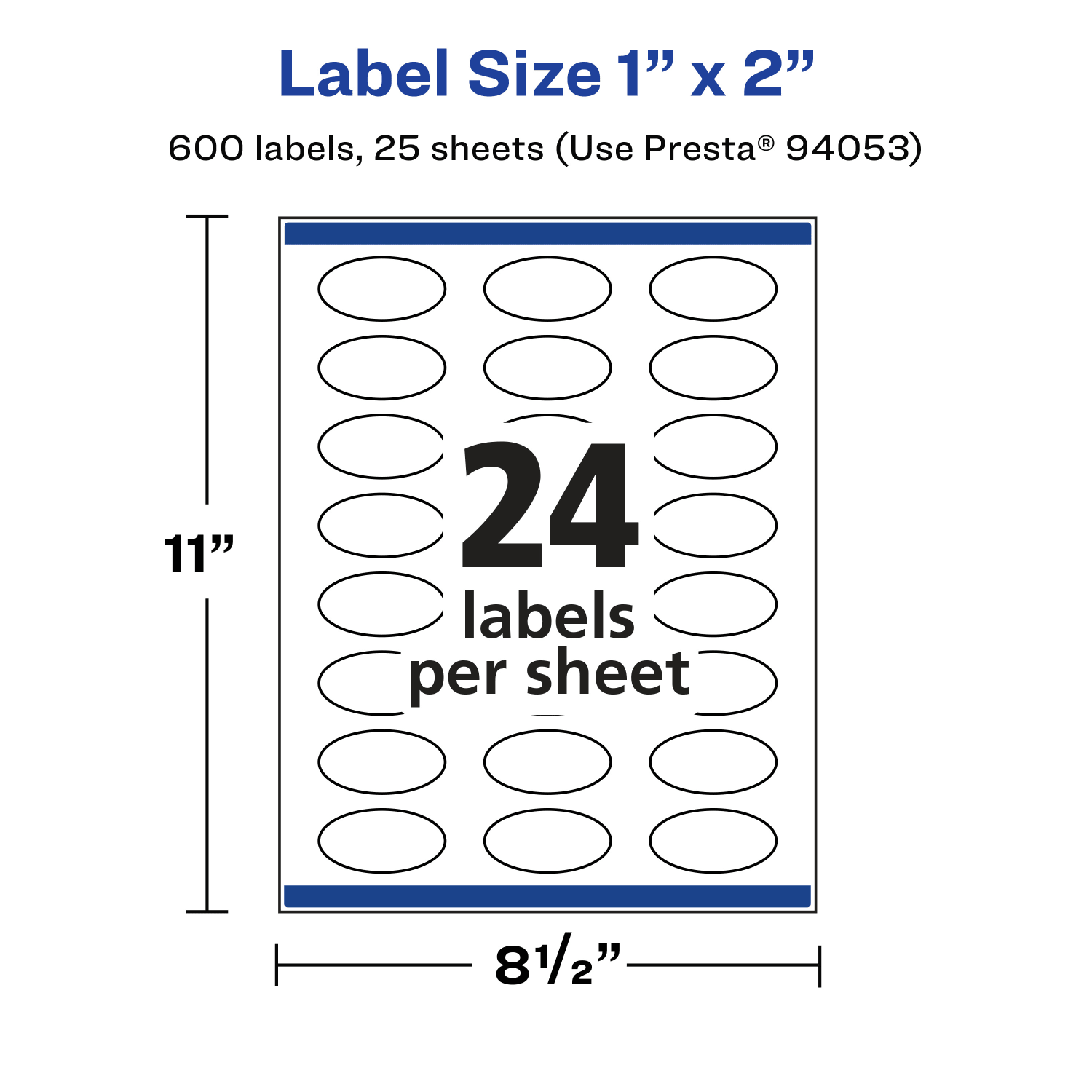 Avery Glossy Permanent Labels With Sure Feed, 94053-CGF25, Oval, 1in x 2in, Clear, Pack Of 600 - Image 6