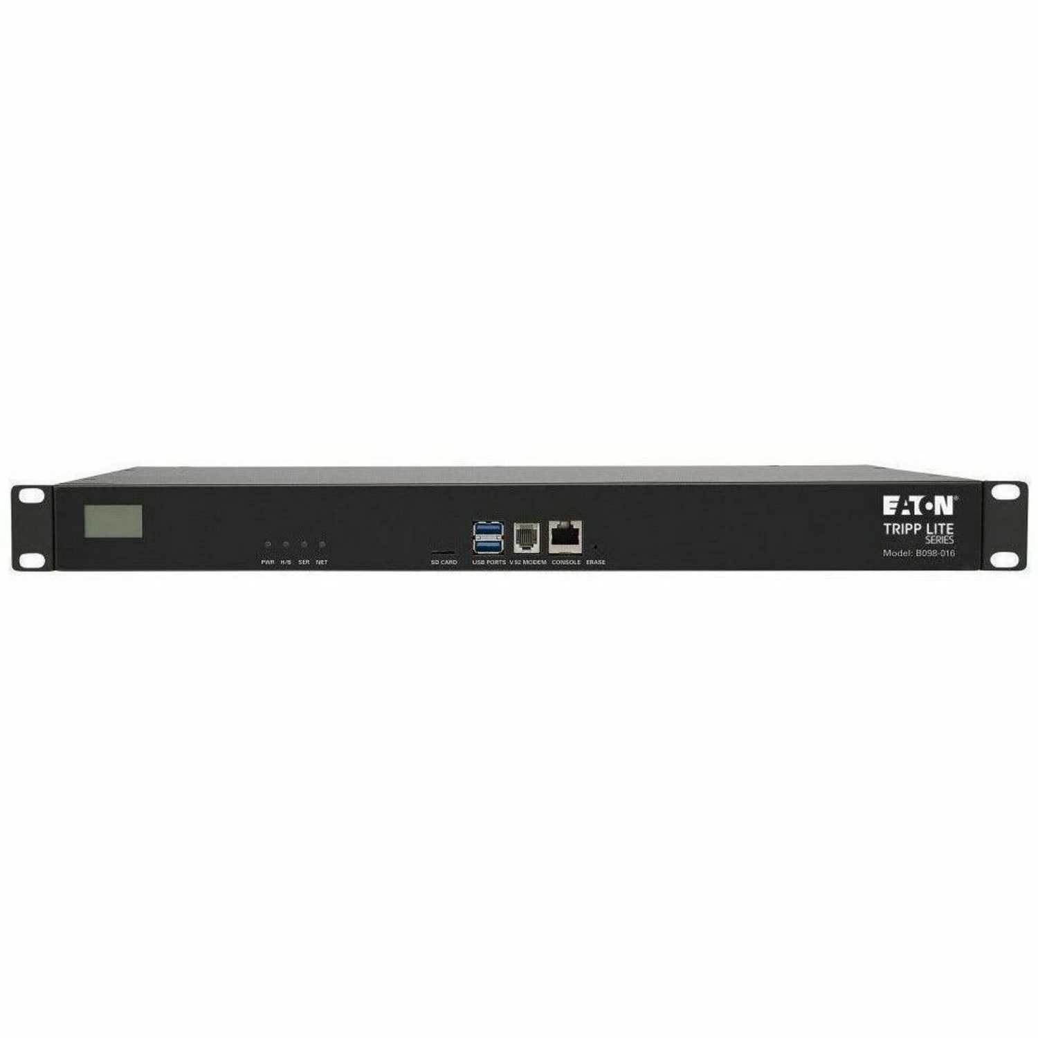 Tripp Lite 16-Port Console Server USB Ports (2) Dual GbE NIC 16 Gb Flash SD Card Desktop/1U Rack TAA - B098016 - Image 3