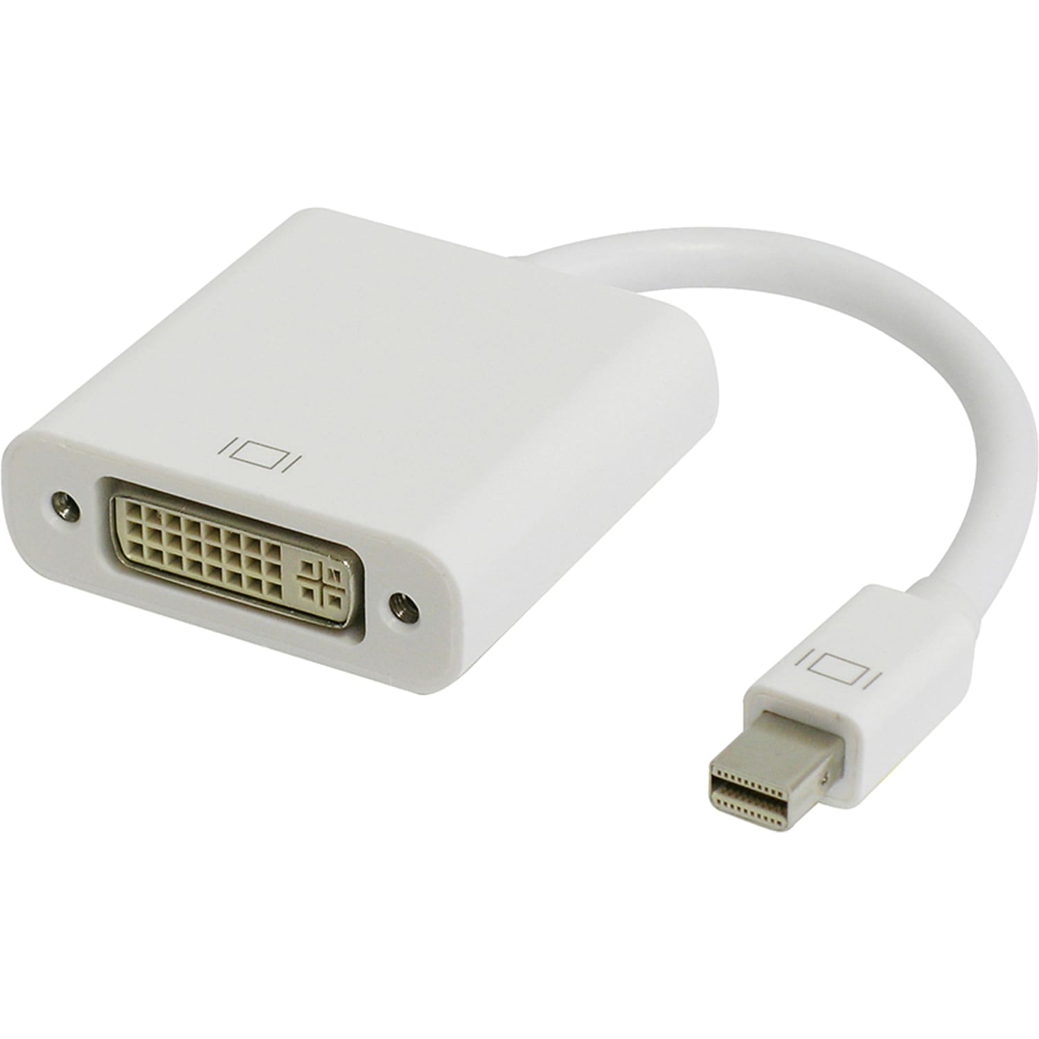 4XEM Mini DisplayPort To DVI-I Male to Female Adapter