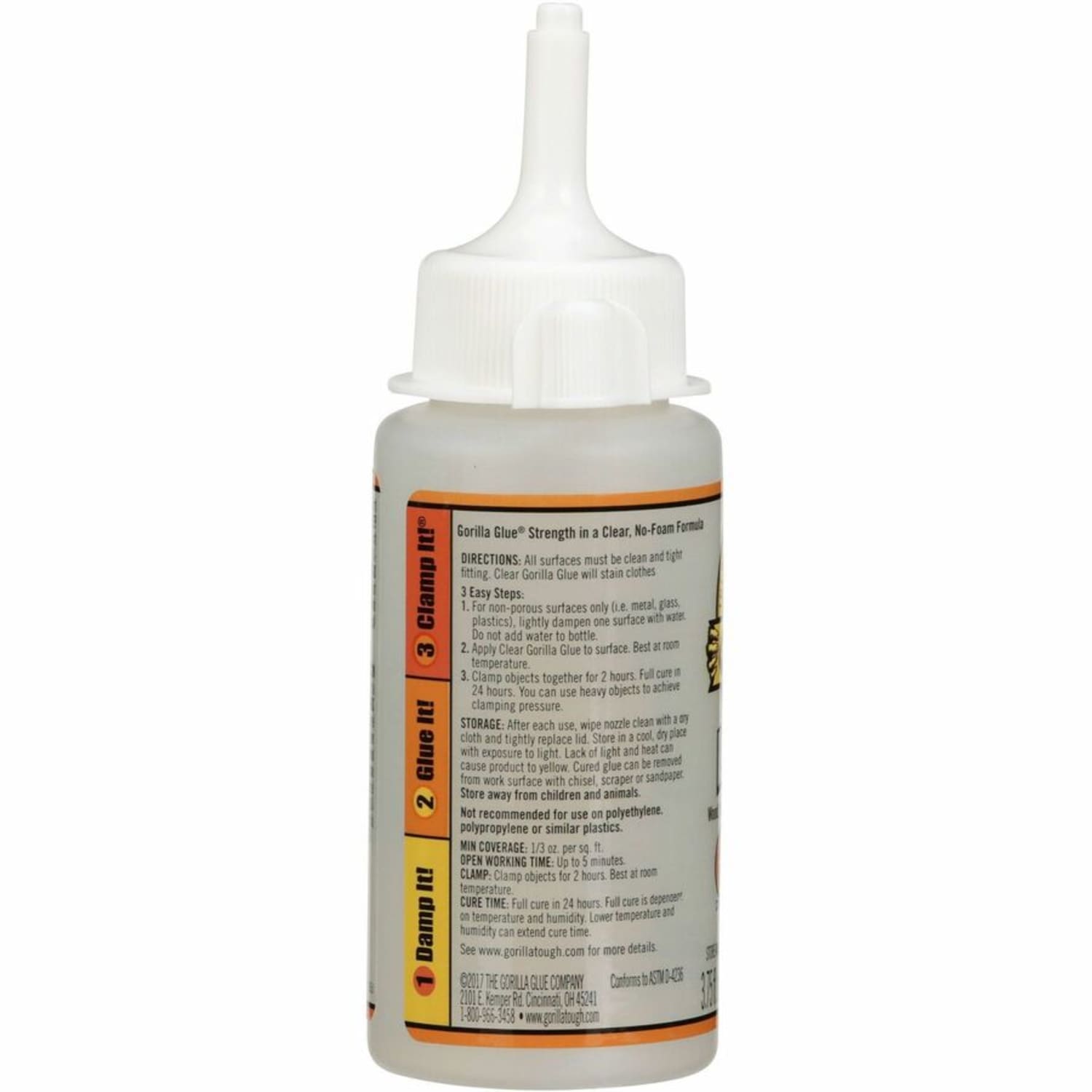 Gorilla Clear Gorilla Glue - 3.75 fl oz - 1 Each - Clear - Image 4