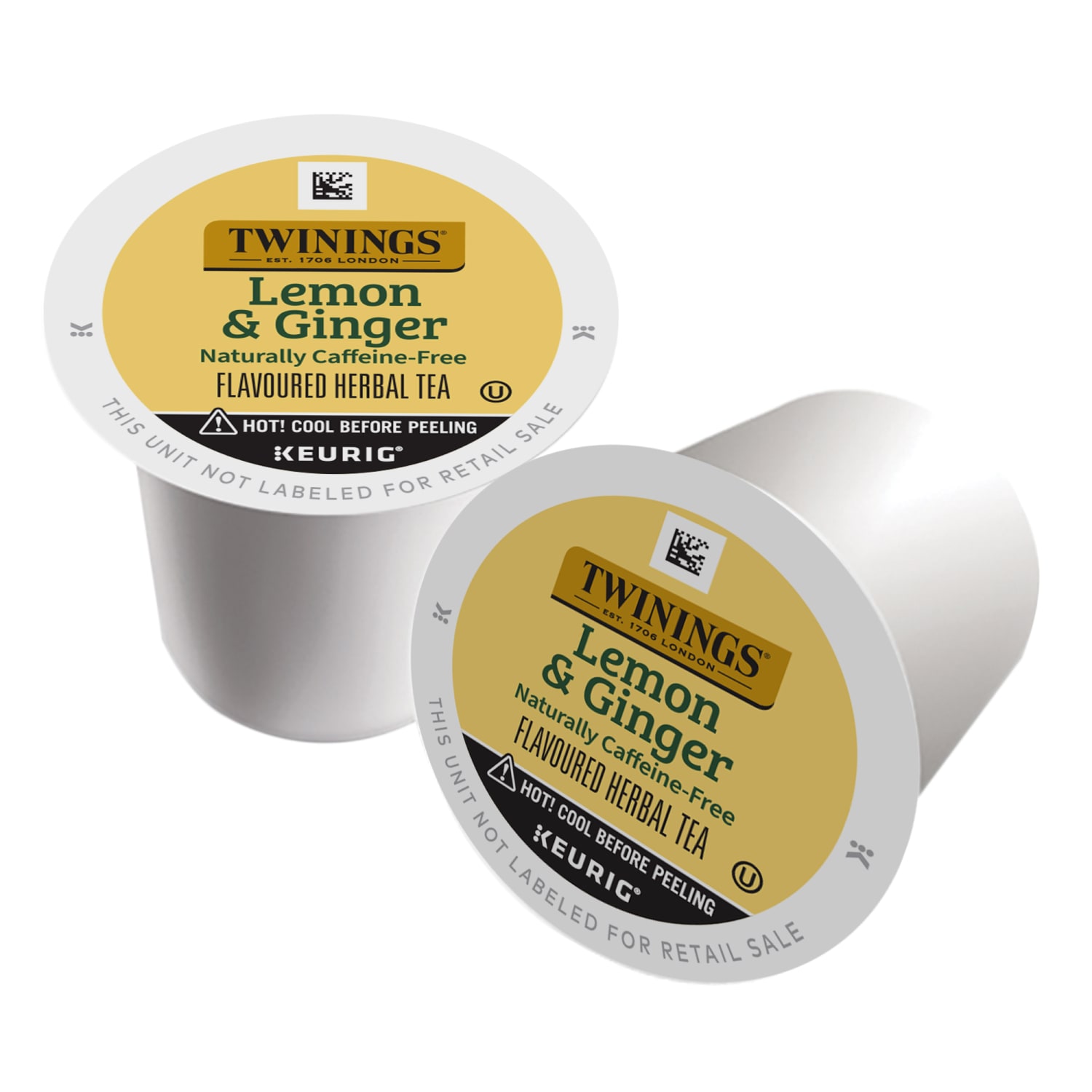 Twinings Lemon & Ginger Herbal Tea, Keurig K-Cup Pods, 2.8 Oz, 24/Box - Image 5