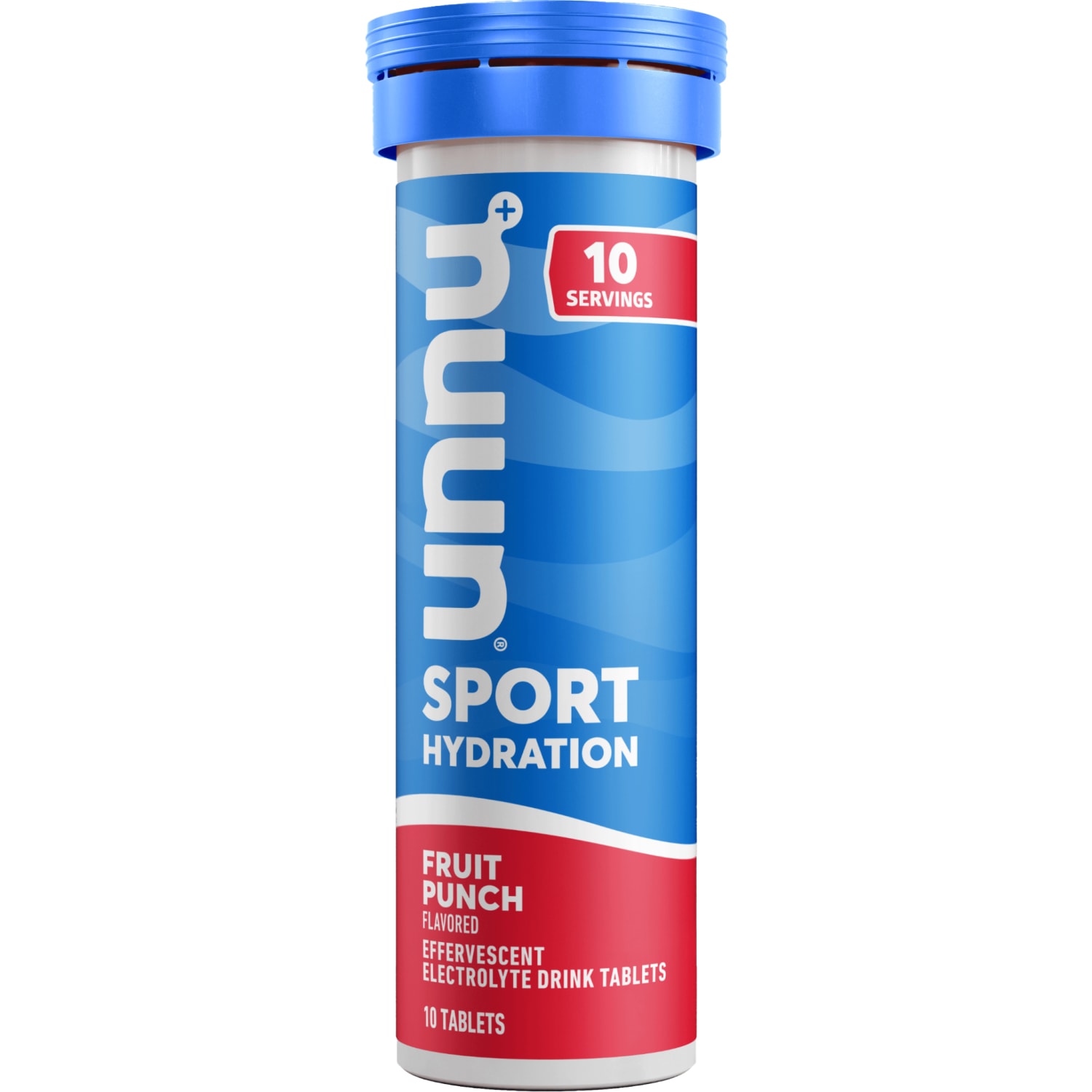 Nuun Sport Fruit Punch, 10 Tablets Per Tube, Box Of 8 Tubes