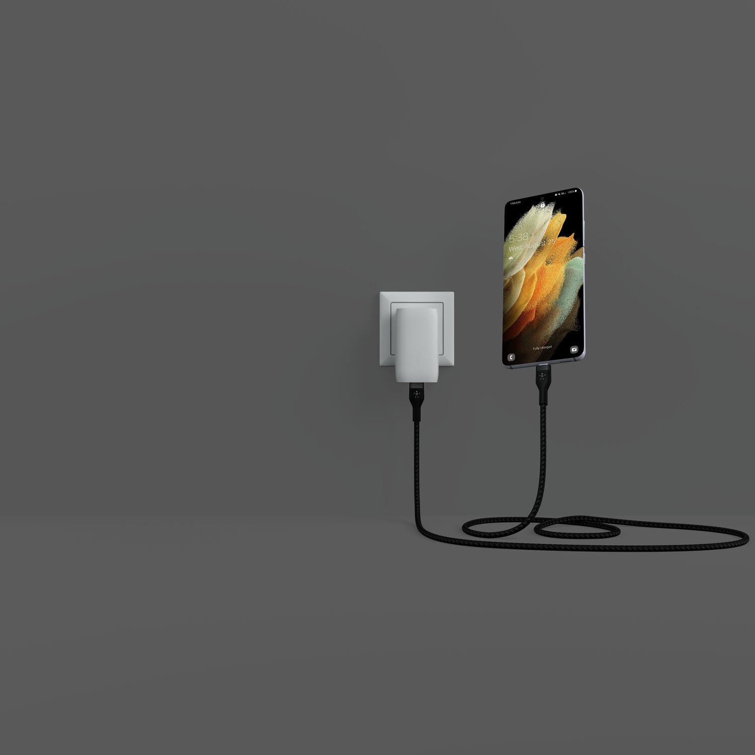 Belkin BoostCharge Pro Flex Braided USB-C To USB-C Charger Cable, 2M/6.6FT, Black - Image 5