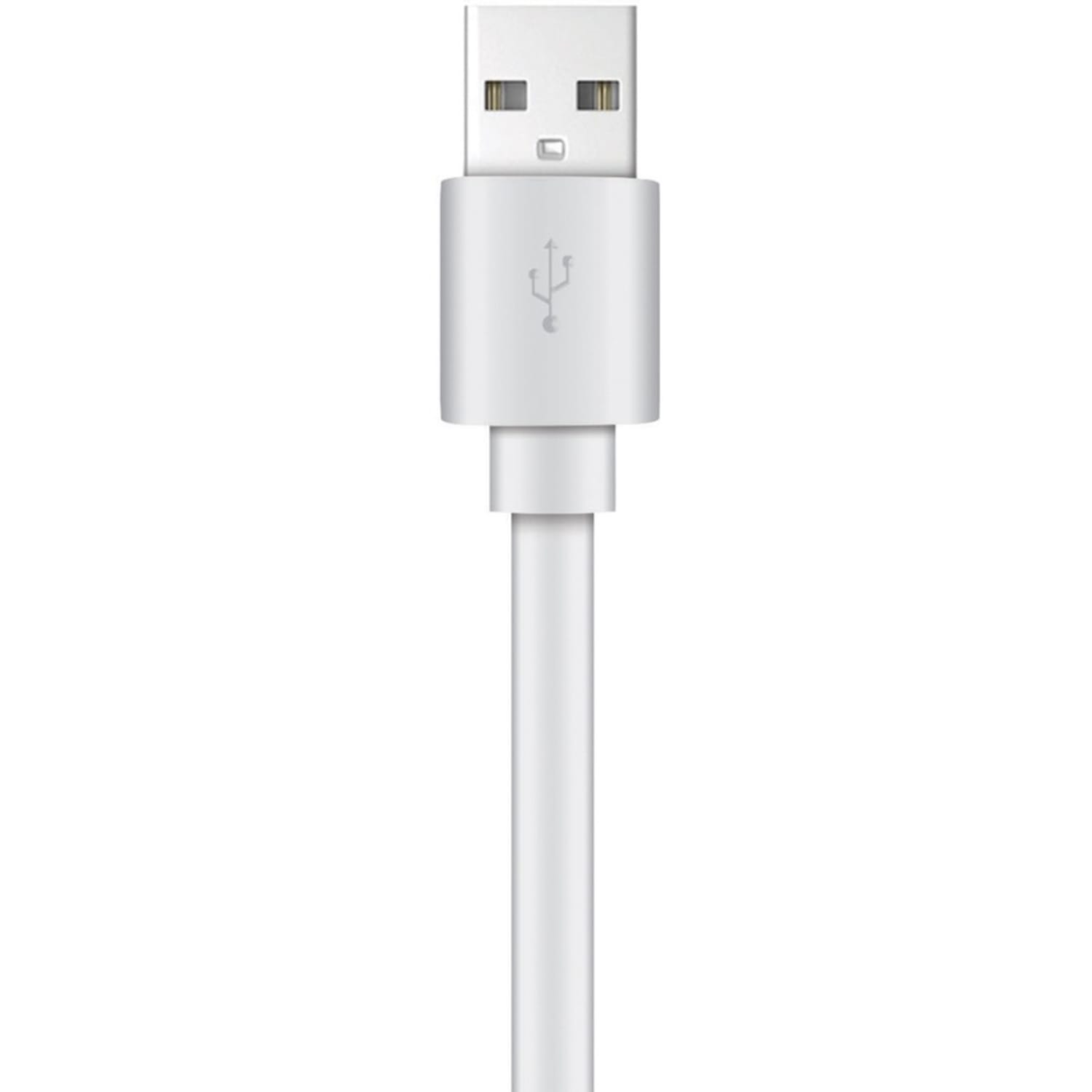 XYST Charge and Sync USB to Micro USB Flat Cable, 4 Ft. (White) - 4 ft Micro-USB/USB Data Transfer Cable - XYSM4604F - Image 4