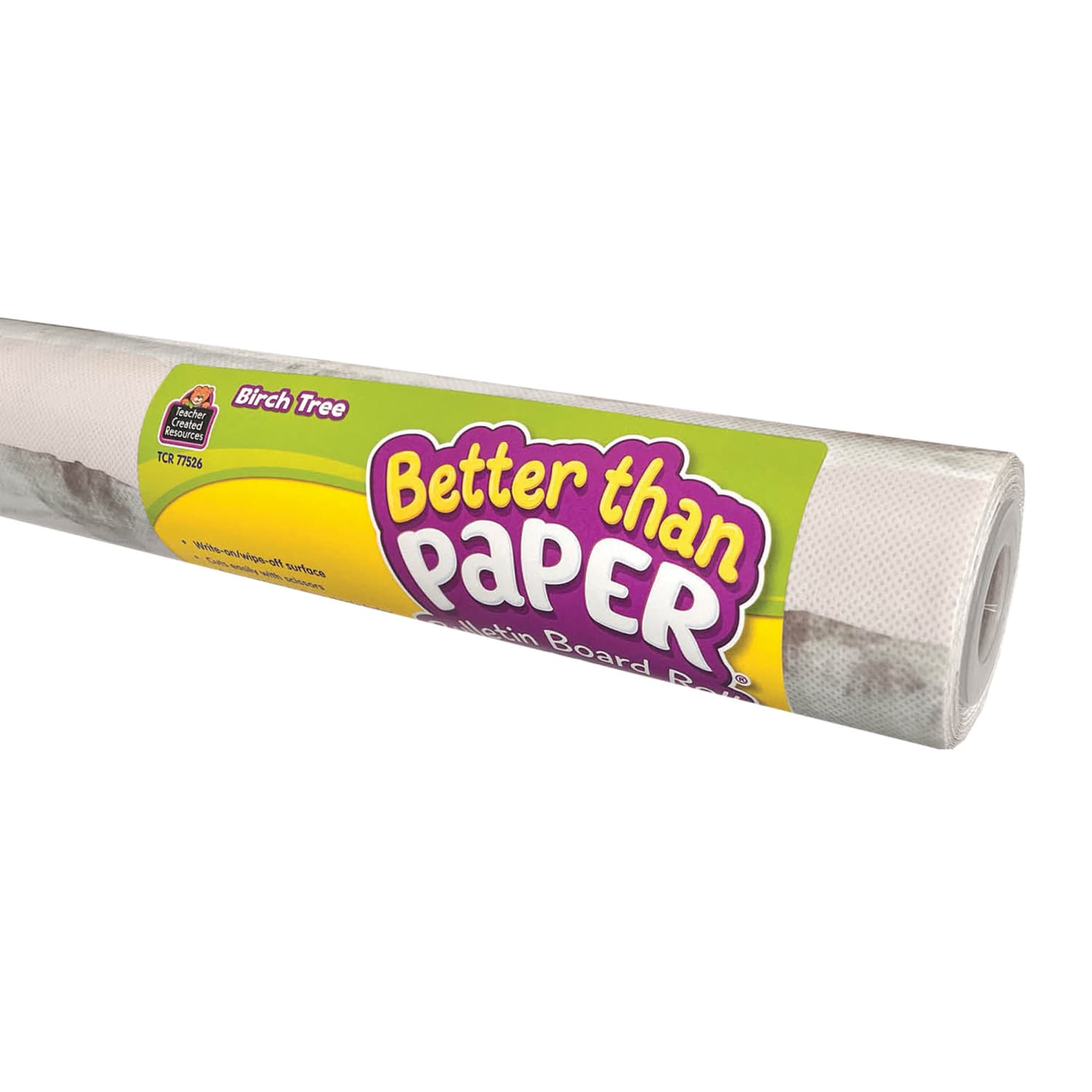 Teacher Created Resources Better Than Paper Bulletin Board Roll, 4ft x 12ft, Birch Trees, 4-Pack - Image 3