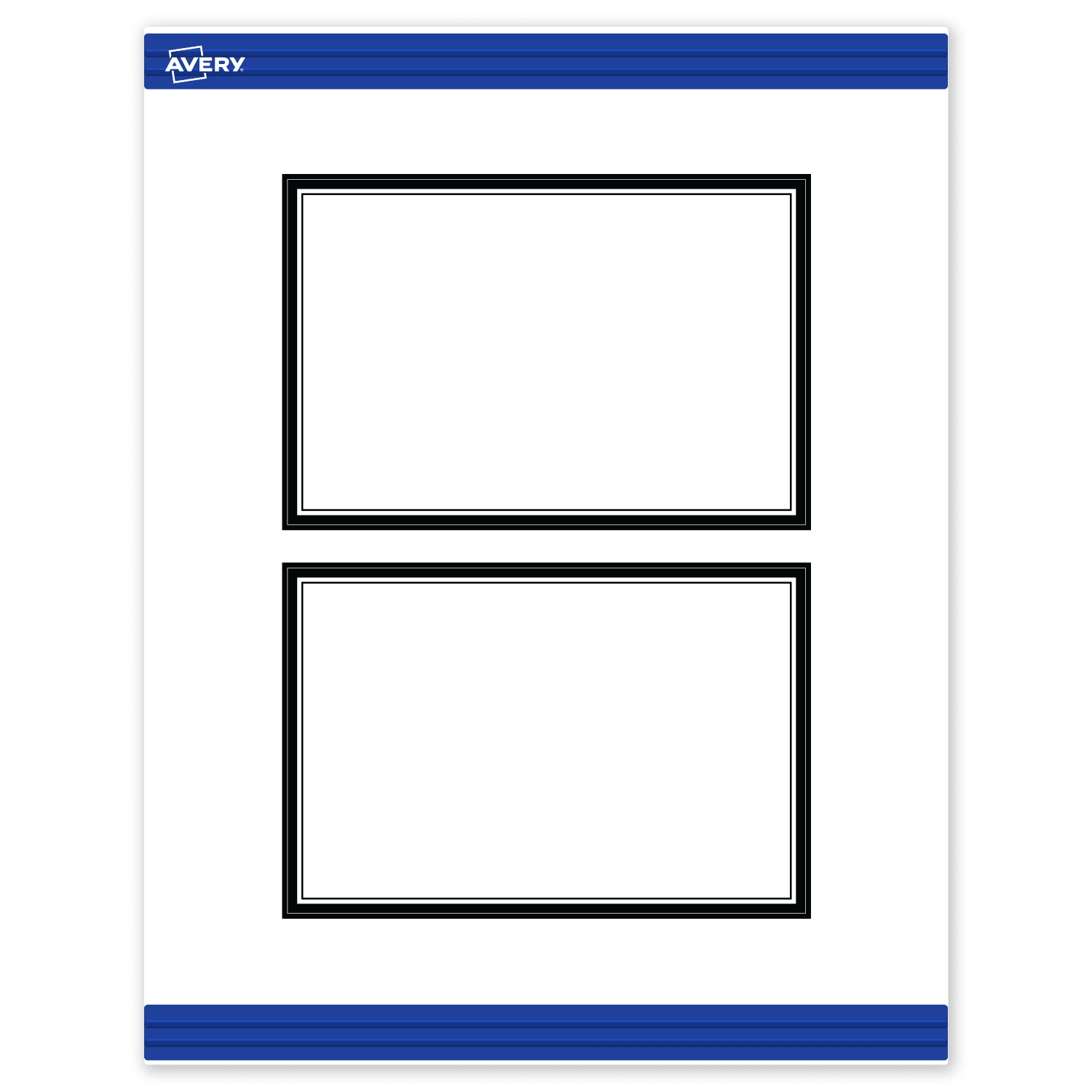 Avery Printable Postcards With Sure Feed Technology, 4in x 6in, Matte White With Black Border, Pack Of 20 - Image 3