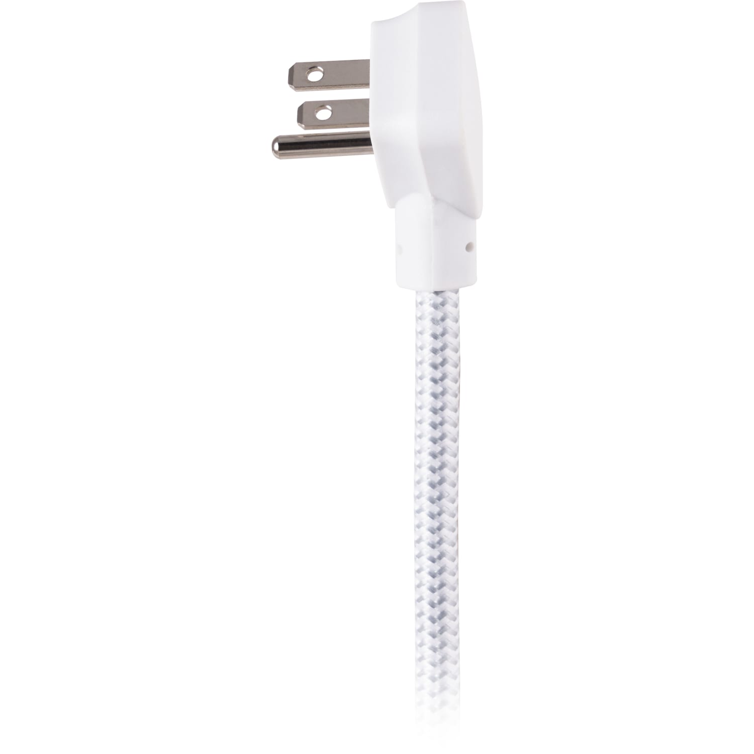 Cordinate 4-Outlet 16-Gauge USB Extension Cord With Surge Protection, 10ft, Gray/White - Image 6