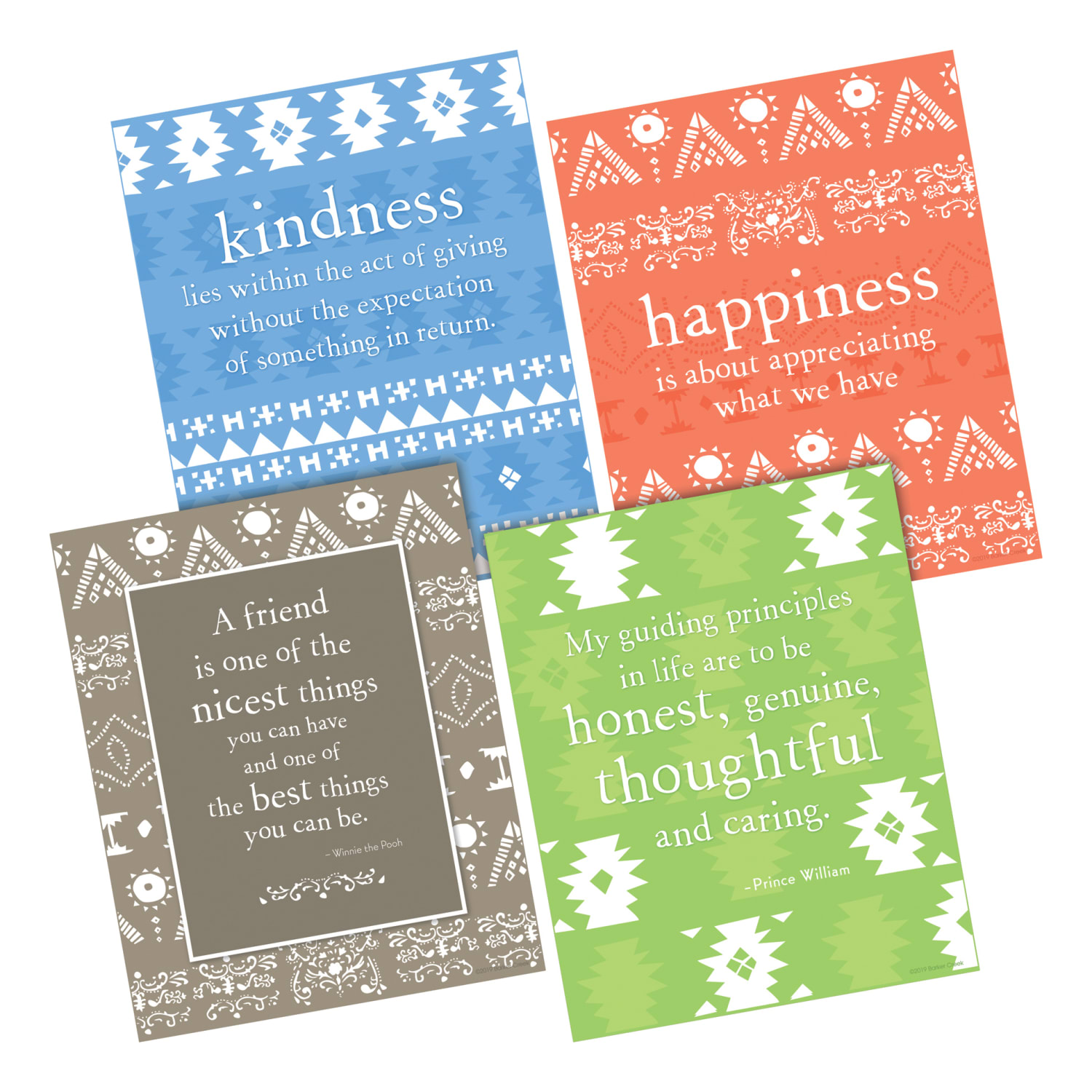 Barker Creek Art Prints, 8in x 10in, Celebrate Kindness, Set Of 8 Prints - Image 3