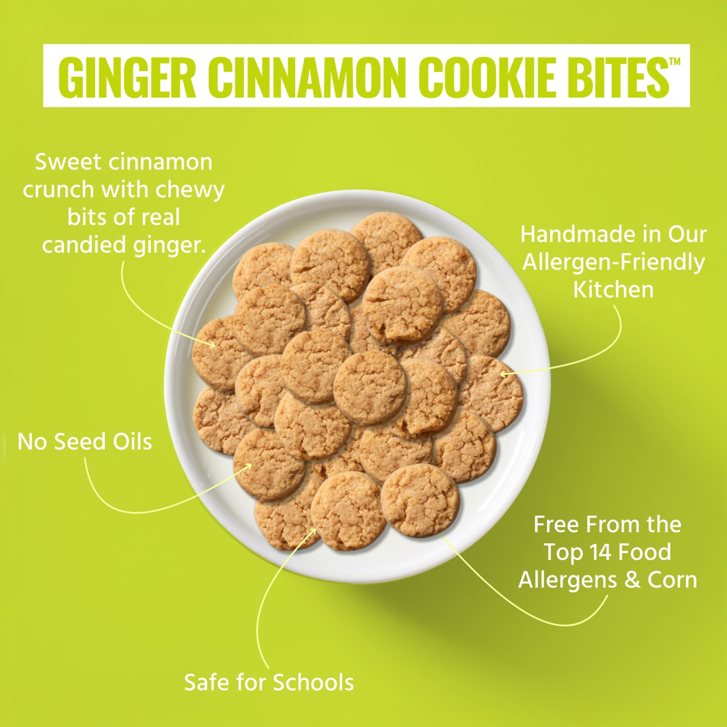 Every Body Eat Ginger Cinnamon Cookie Bites, 1.1 Oz, Total Qty 20 - Image 5