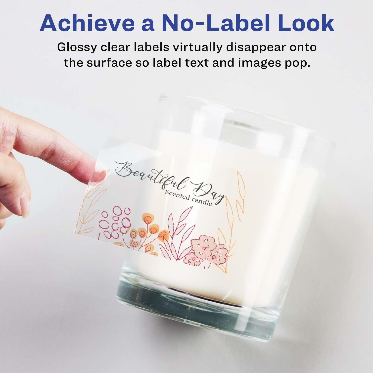 Avery Glossy Permanent Labels With Sure Feed, 94238-CGF50, Rectangle, 2in x 3-1/2in, Clear, Pack Of 400 - Image 3