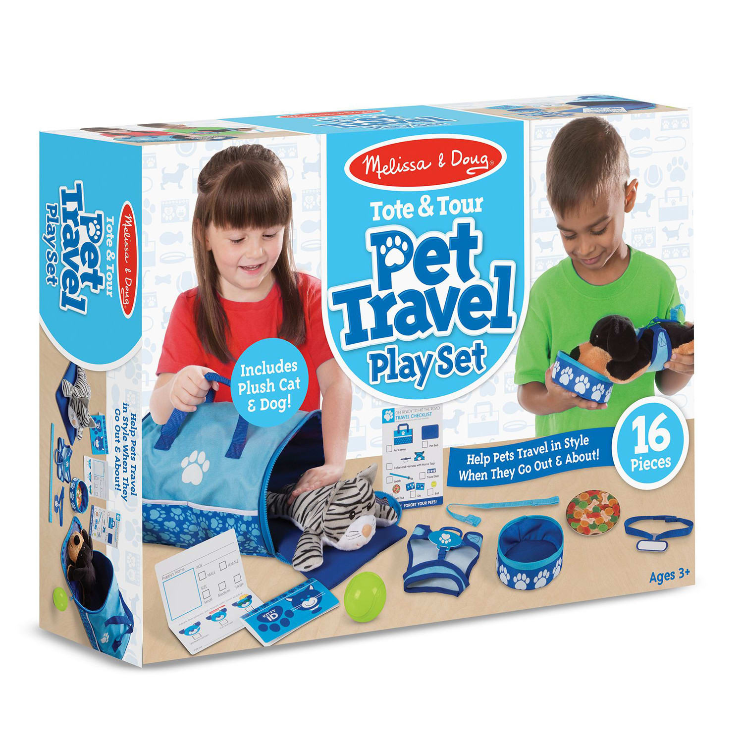 Melissa & Doug Tote & Tour Pet Travel Play Set - Image 4