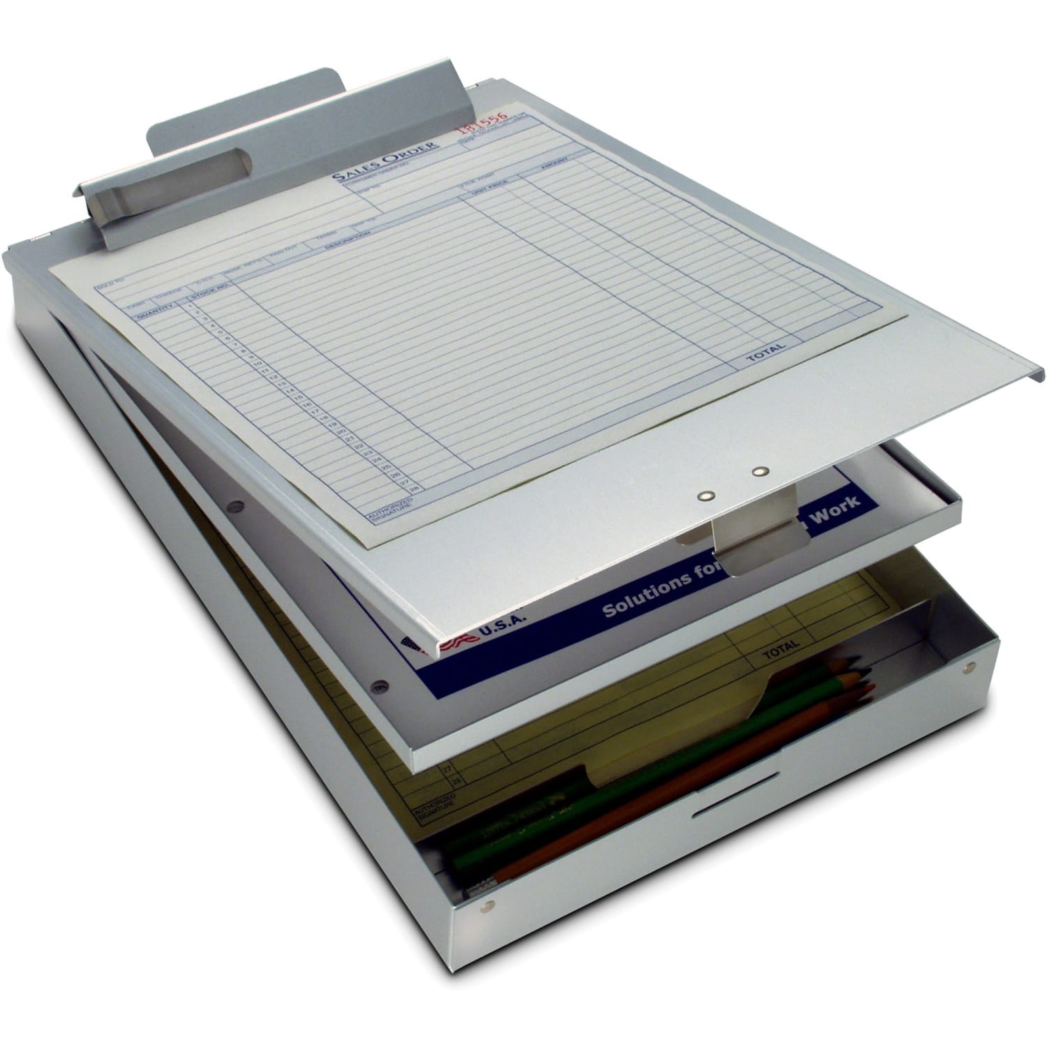 Saunders Cruiser Mate Form Holder Storage Clipboard, Letter Size, Silver - Image 5