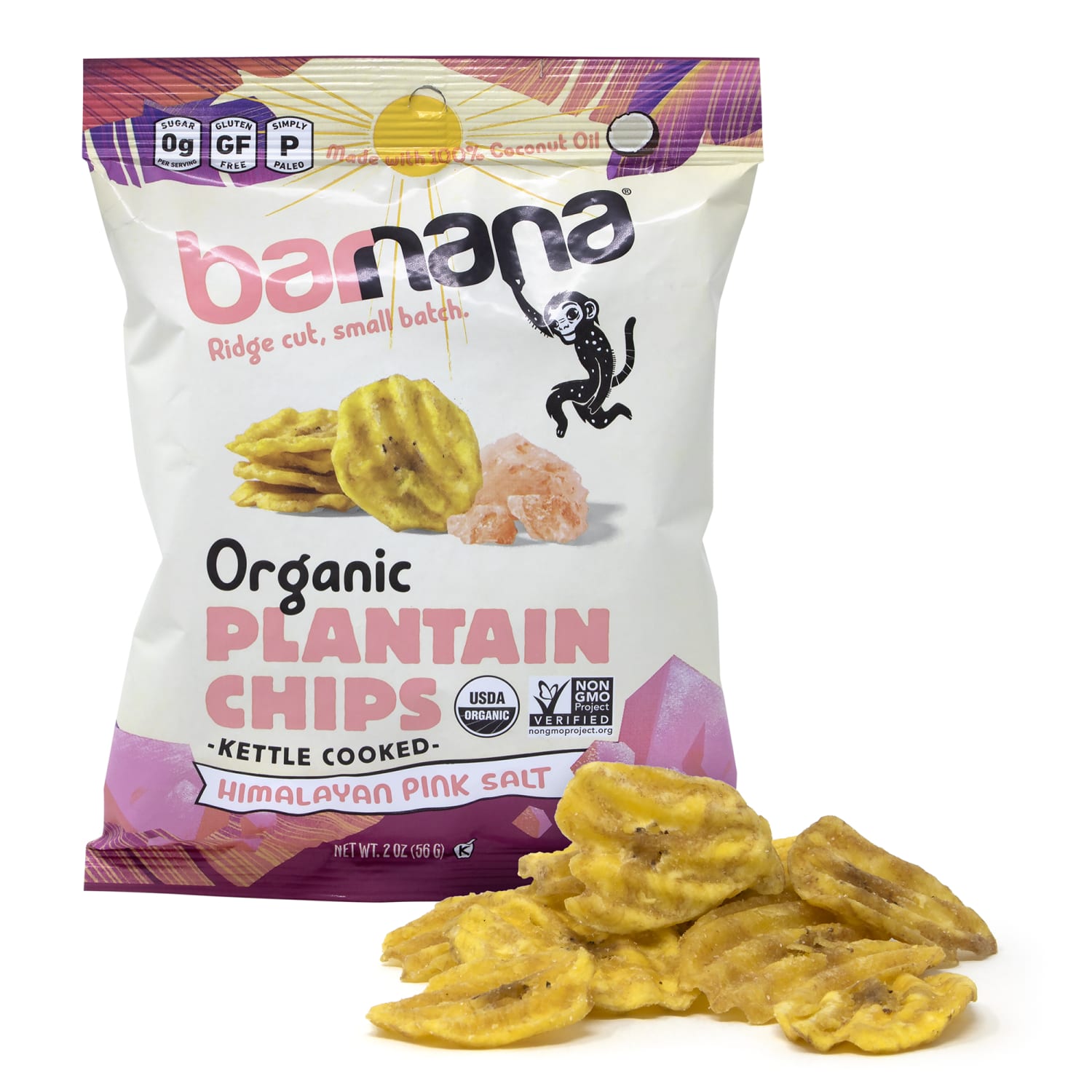 Barnana Plantain Chips, 2 Oz, Pack Of 12 Bags - Image 5
