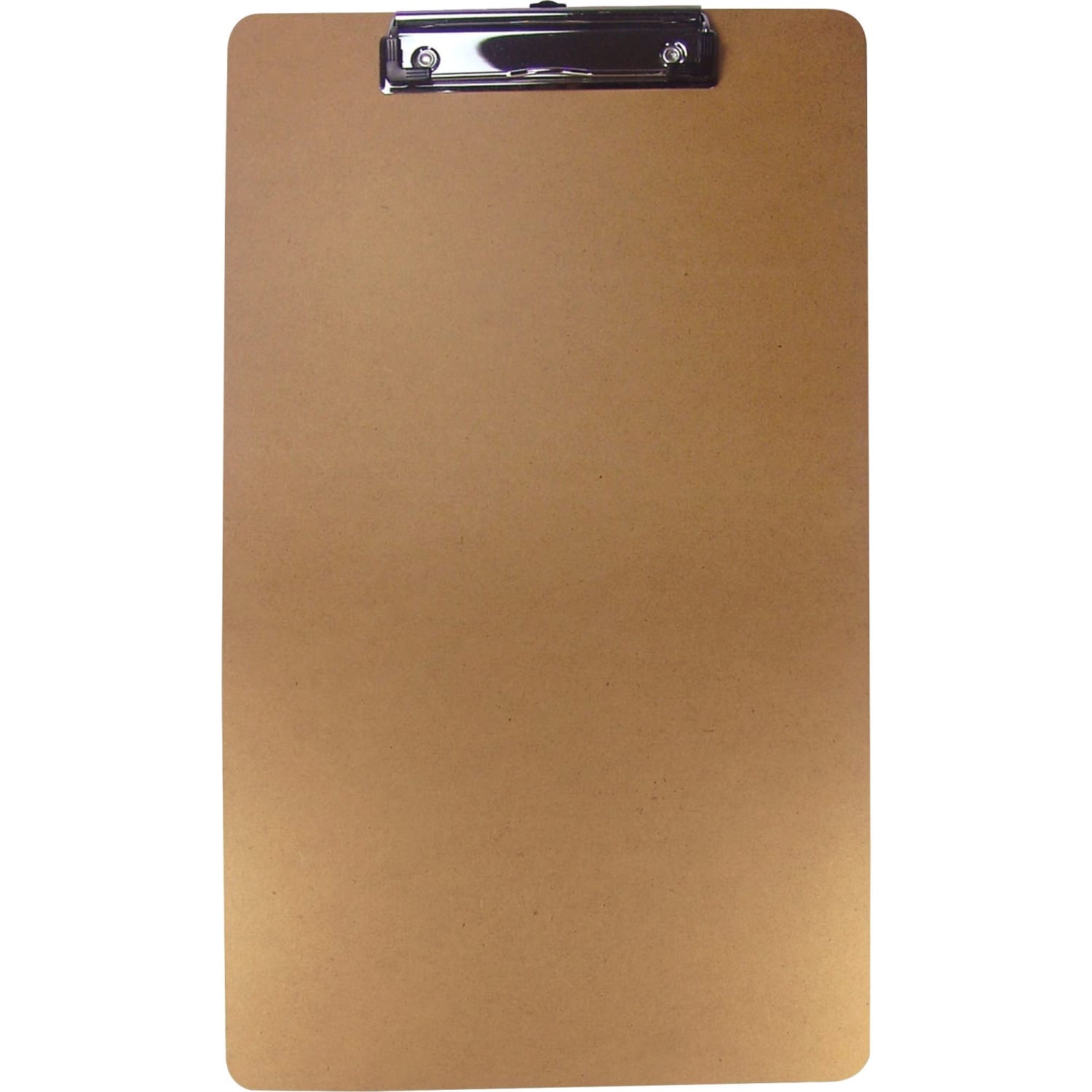 Business Source Legal-size Clipboard - 8 1/2in x 14in Sheet Size - Hardboard - Brown - 3 / Pack - Image 3