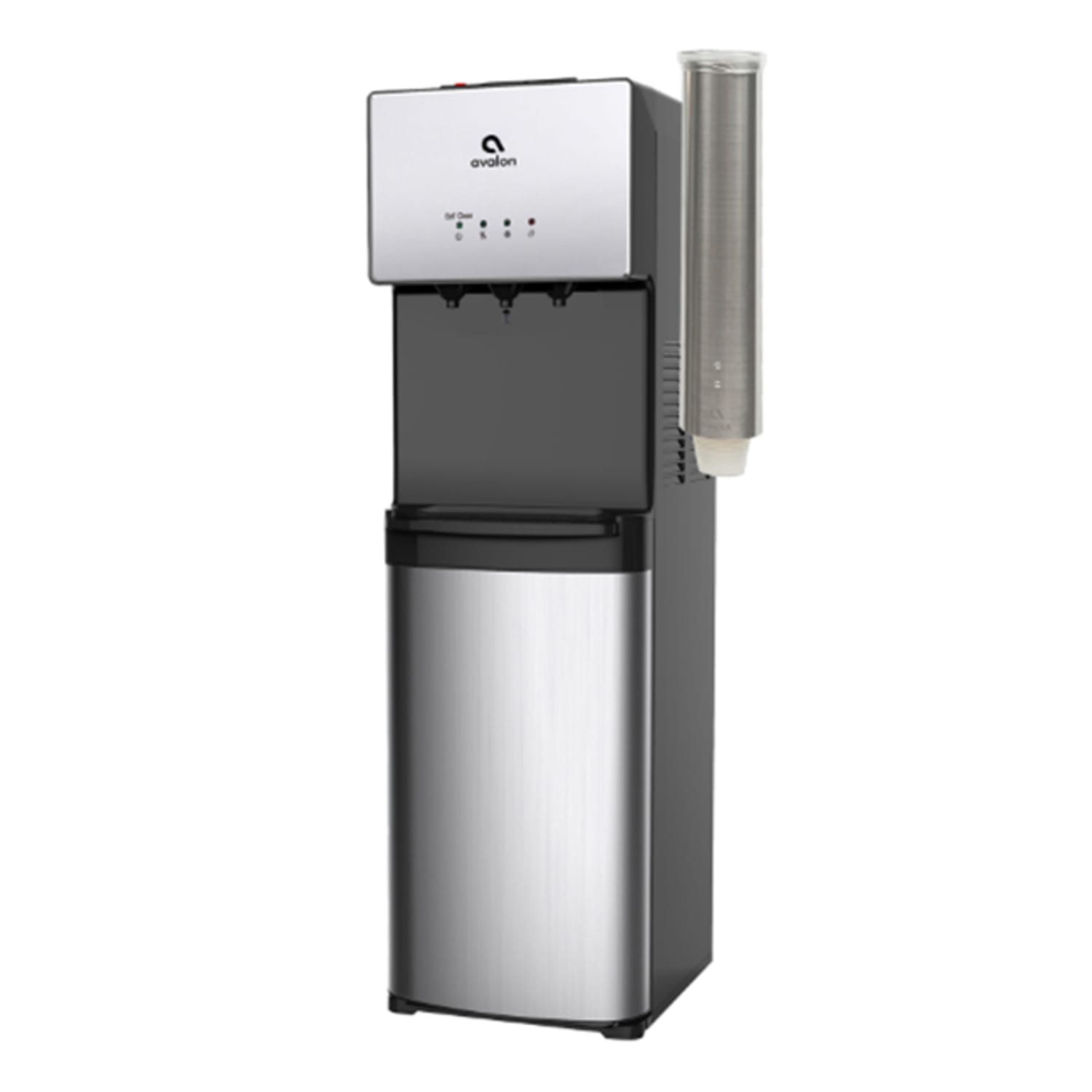 Avalon Stainless-Steel Adjustable Pull-Type Cup Dispenser, 4-1/4inH x 4-1/4inW x 16-1/2inD - Image 5