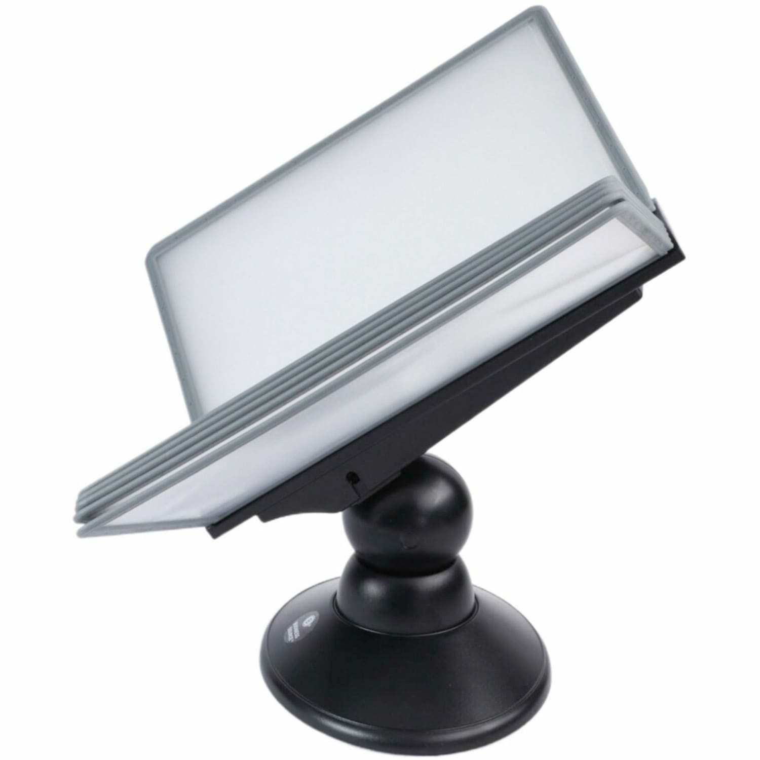 Business Source Deluxe Catalog Display Rack - Support Letter 8.50in x 11in Media - Black - 1 Each - Image 4