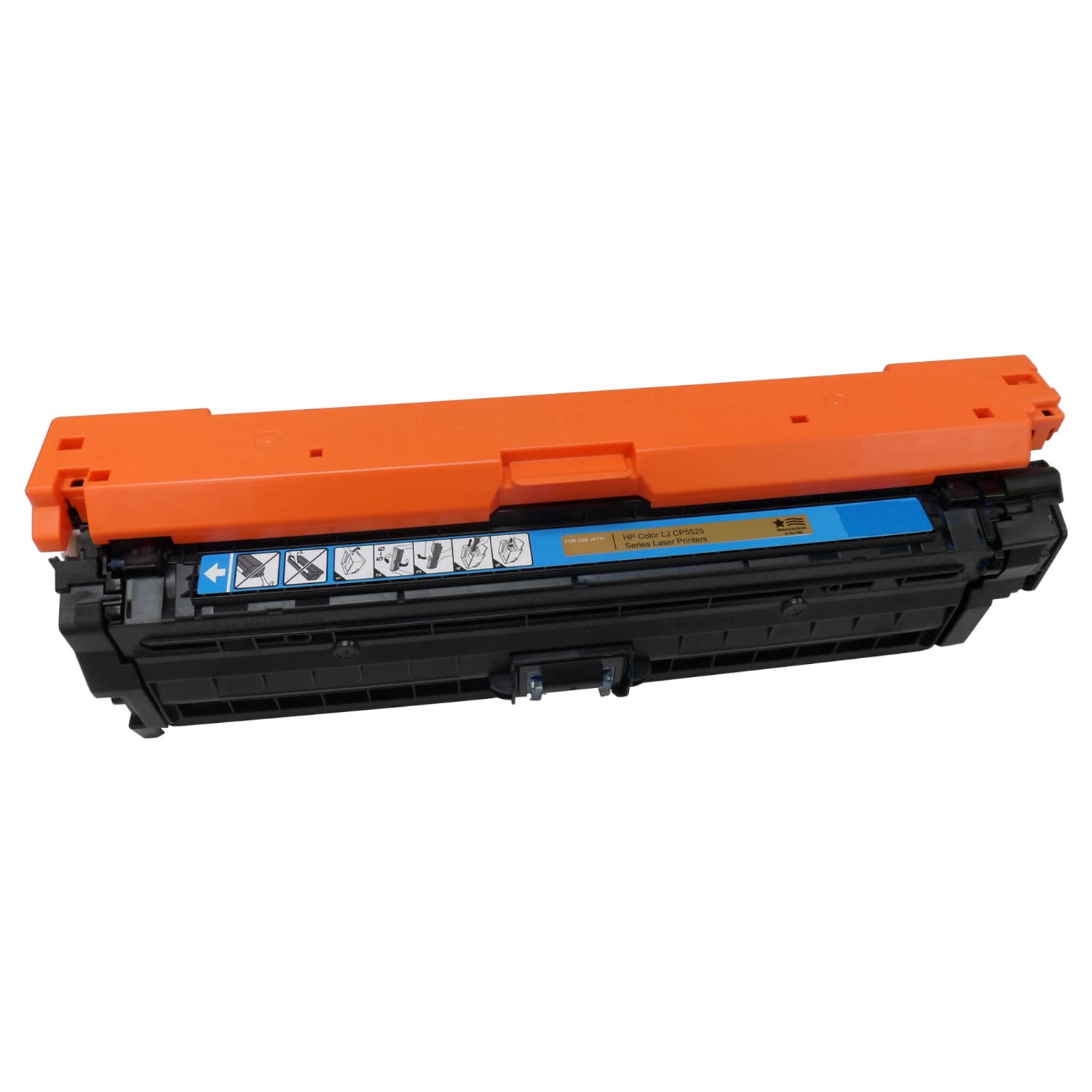 Hoffman Tech Remanufactured Cyan Toner Cartridge Replacement For HP 650A, CE271A, 545-271-HTI