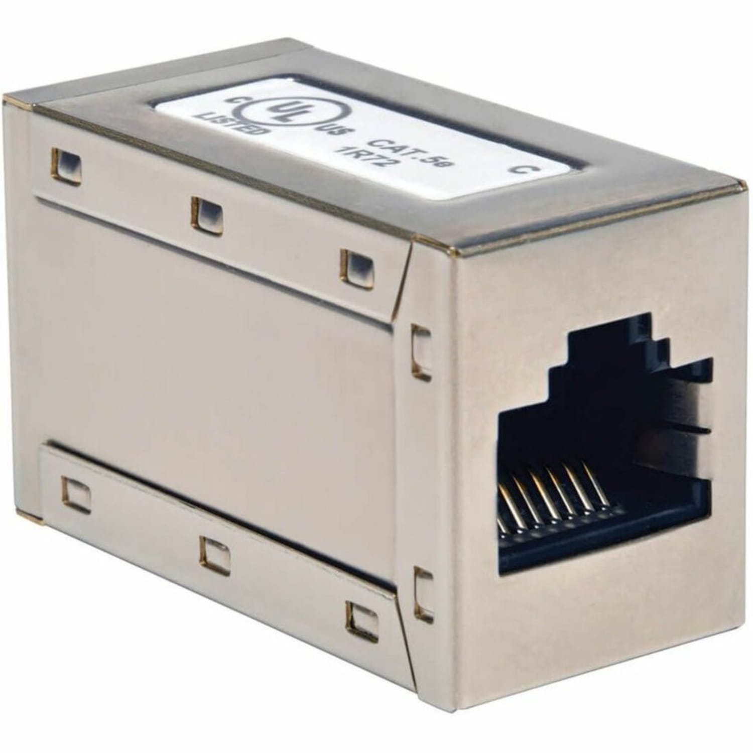 Eaton Tripp Lite Series Cat5e Straight Through Modular Shielded In-Line Coupler (RJ45 F/F), TAA, N032001