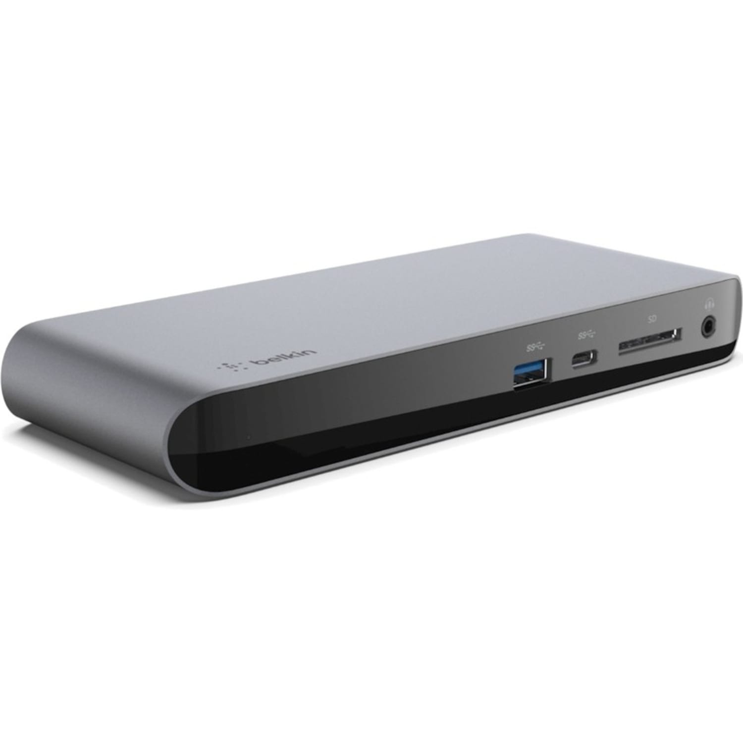 Belkin Thunderbolt 3 Dock Pro USB C Laptop Docking station MacOS & Windows, Dual 4K @60Hz - for Notebook - 170 W - Thunderbolt 3 - 6 x USB Ports - 4 x USB 3.0 - Network (RJ-45) - DisplayPort - Audio Line Out - Thunderbolt - Wired - Image 5