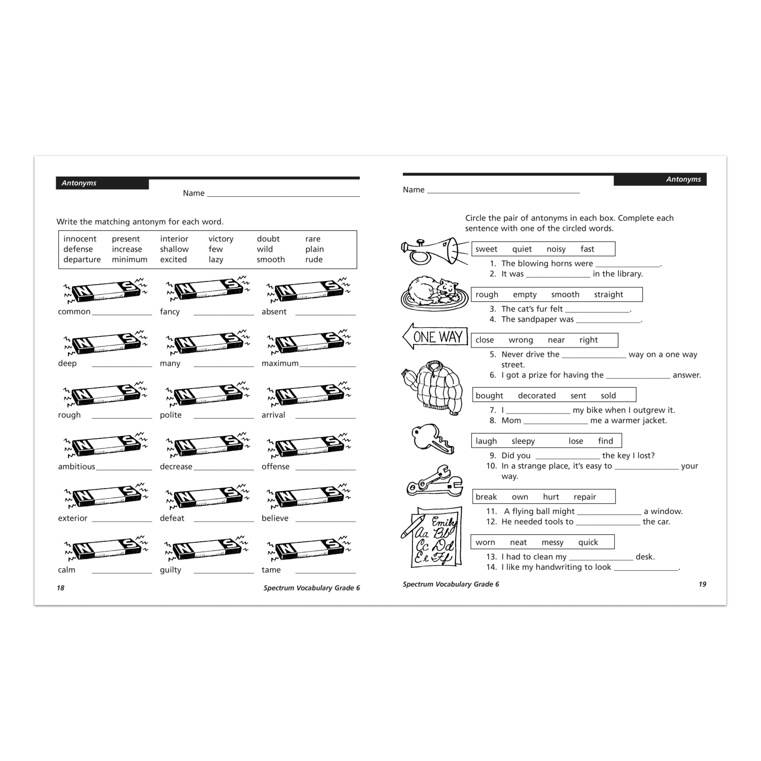 Spectrum Vocabulary Workbook, Grade 6 - Image 4