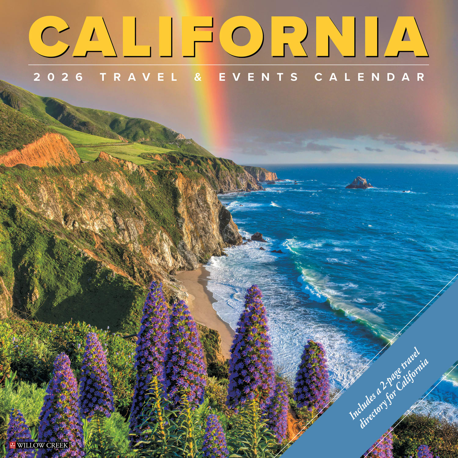 2026 Willow Creek Press Art & Design Monthly Wall Calendar, 12in x 12in, California, January To December, 50491 - Image 3
