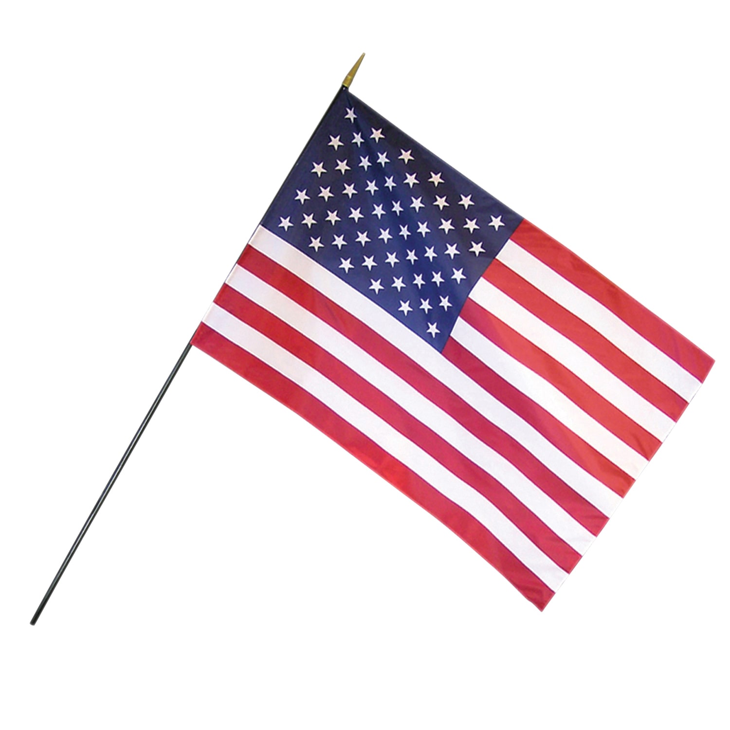 Annin and Company U.S. Classroom Flags With Staffs, 24in x 36in, Pack Of 2 Flags - Image 3