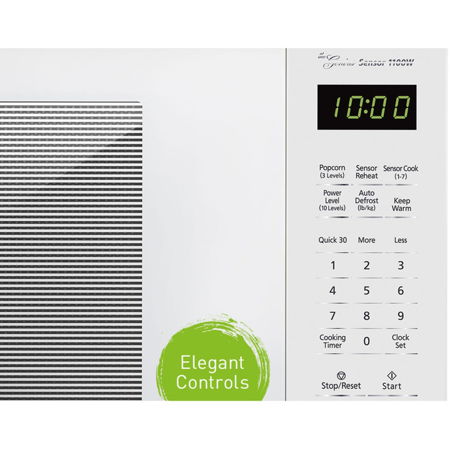 Panasonic 1.3 Cu. Ft. Countertop Microwave, White - Image 4