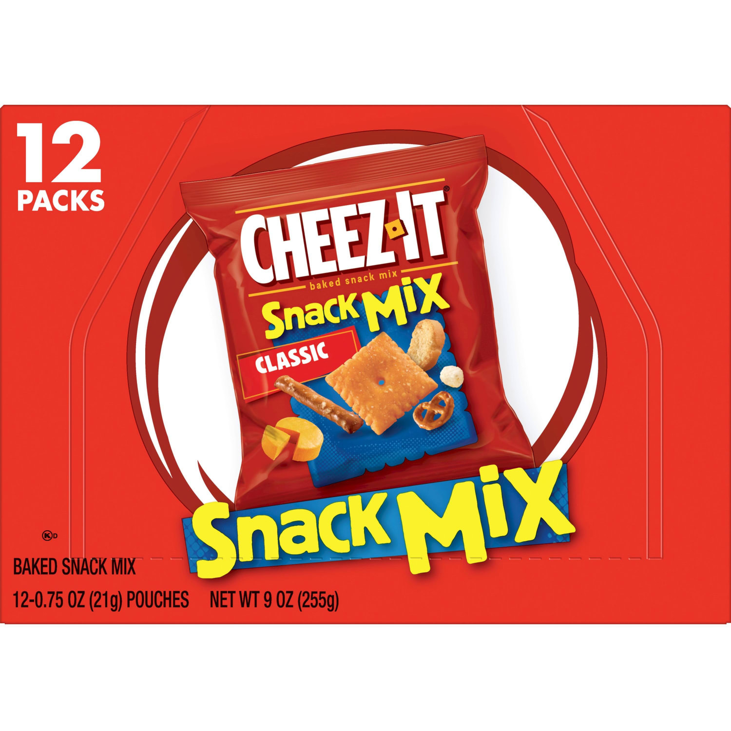Cheez-It Classic Snack Mix - Cheese - 9 oz - 12 / Box - Image 6